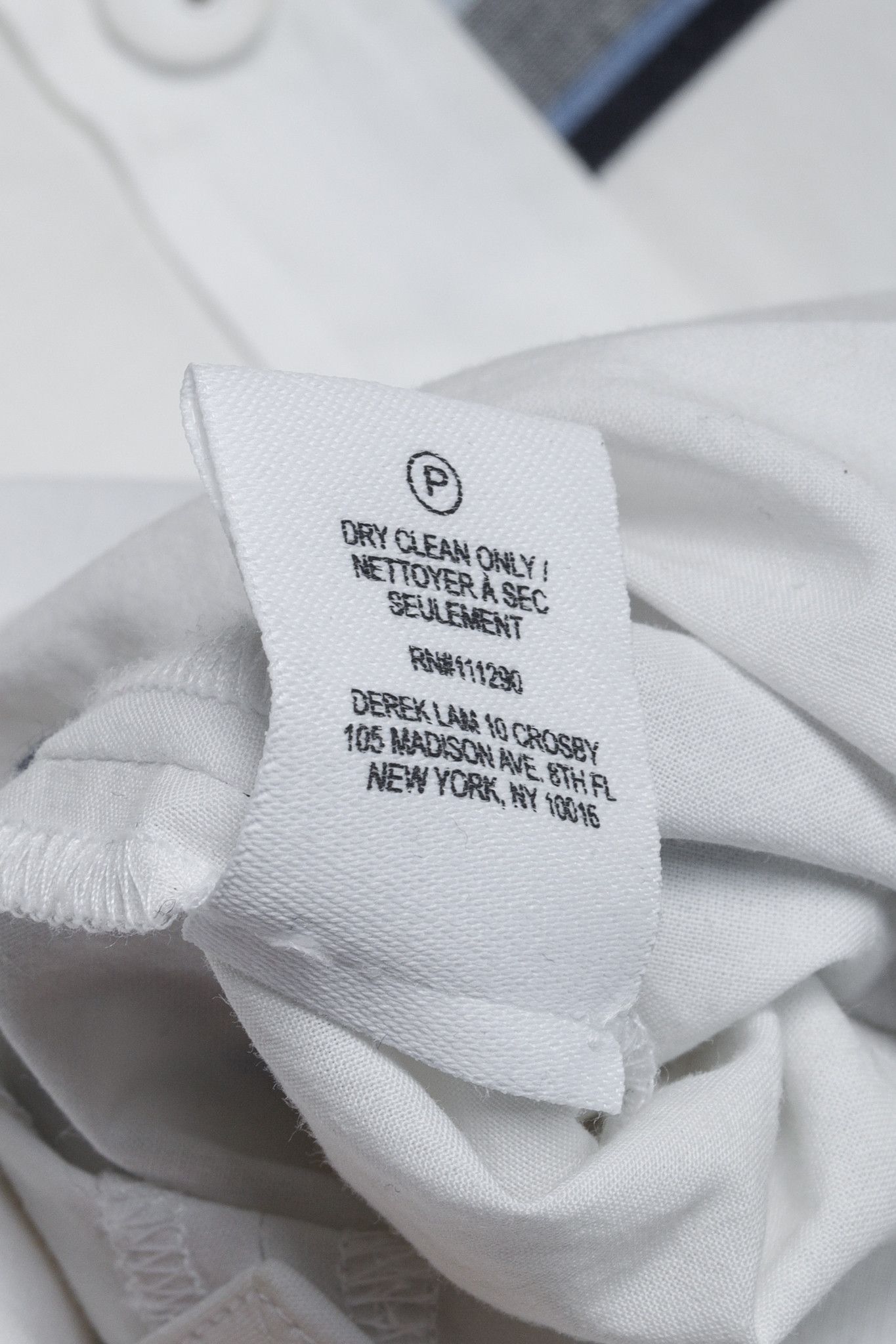 Derek Lam 10 Crosby Derek Lam White Cotton Button Down w/ Blue Striped P Size S / US 4 / IT 40 - 10 Thumbnail
