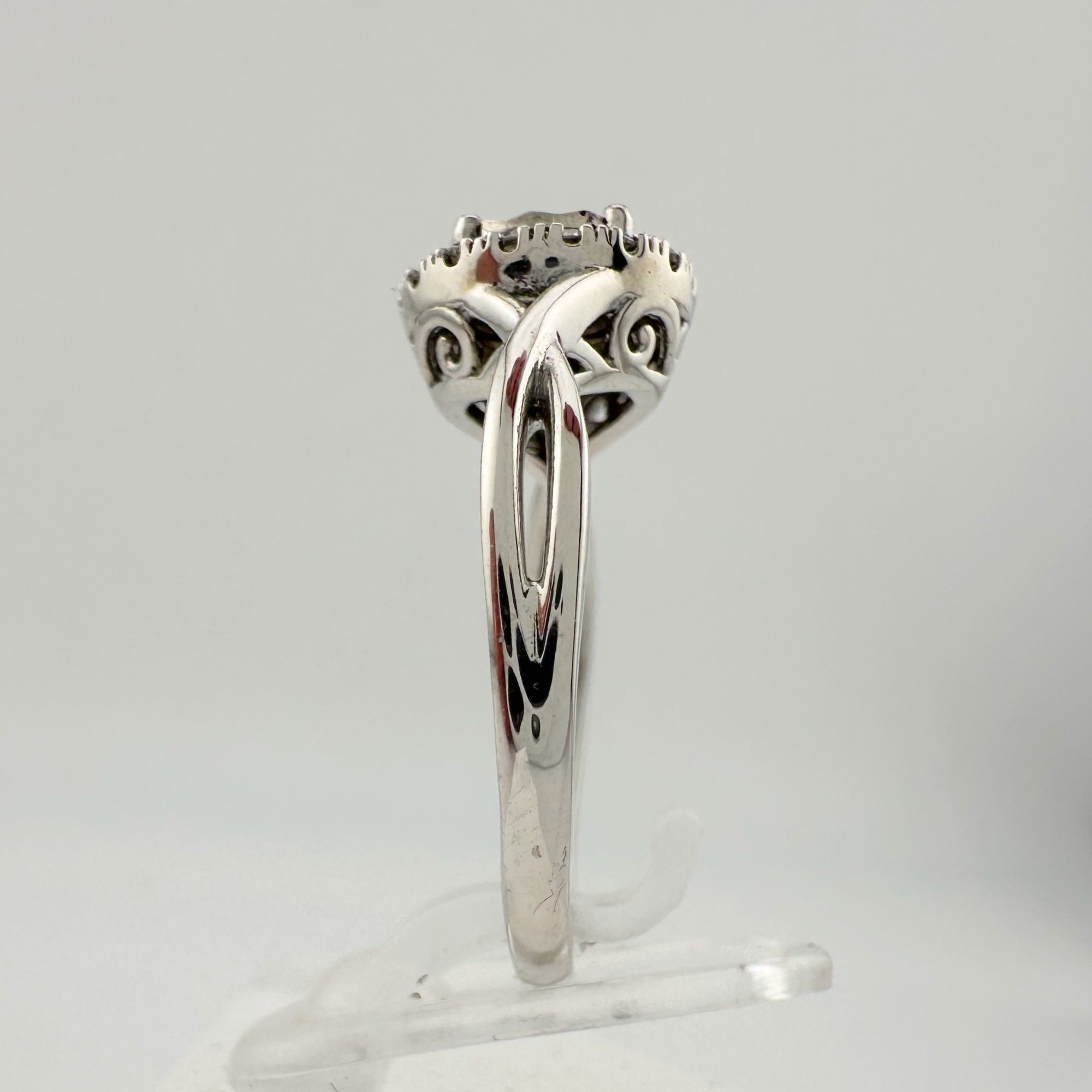 Other 1/4 Ct Lab Grown Diamond Cluster Twisted Shank Ring - SIze 7 Size ONE SIZE - 5 Thumbnail