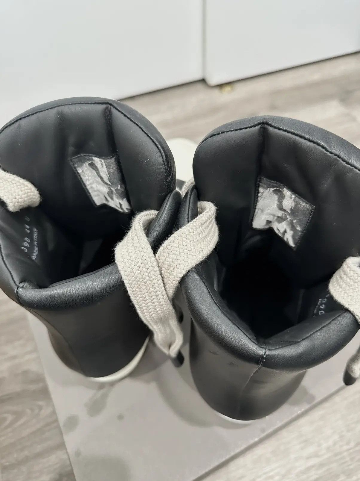 Rick Owens Rick Owens Jumbo Lace Padded Ramones High Size US 10.5 / EU 43-44 - 8 Thumbnail