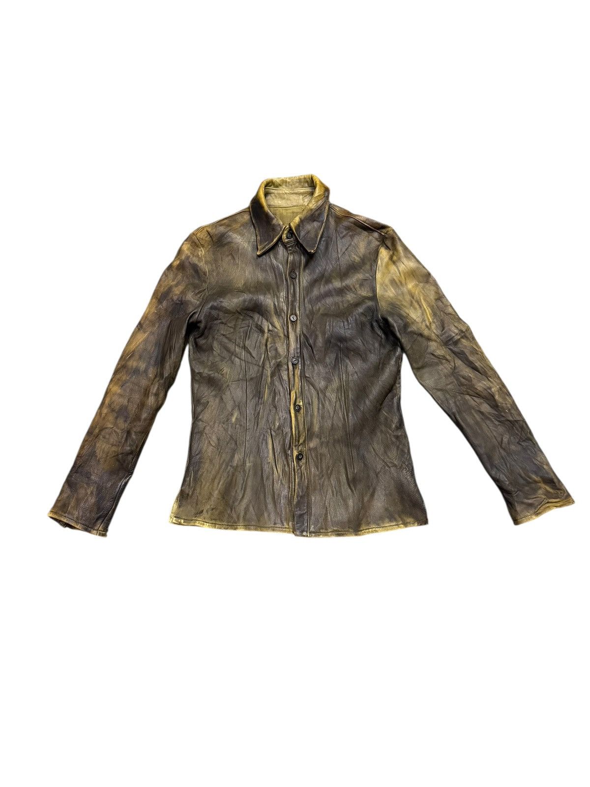 Isamu Katayama Backlash Isamu Katayama Backlash Lambskin Button Up Jacket Size US M / EU 48-50 / 2 - 1 Thumbnail