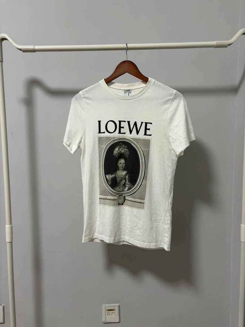 Loewe Loewe White Portrait Short Sleeve Tee - dmc Size US M / EU 48-50 / 2 - 1 Thumbnail