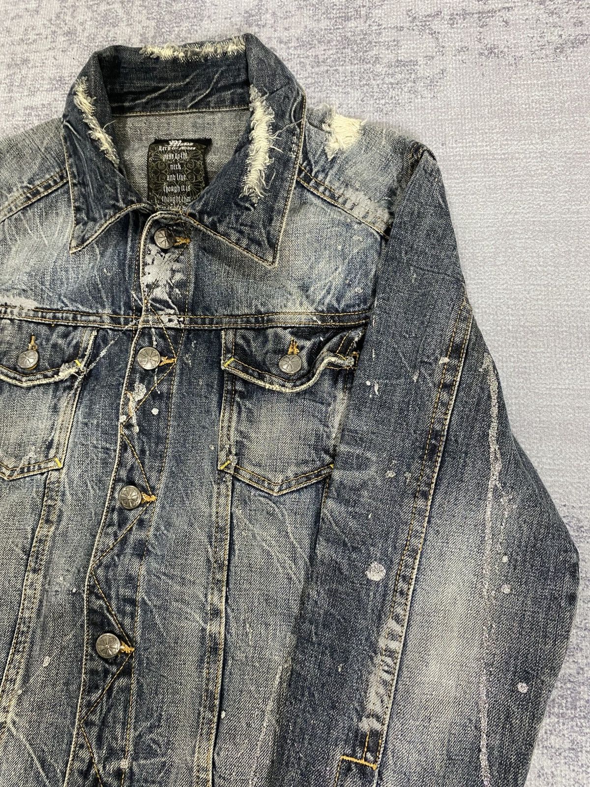 If Six Was Nine Midas distressed splater jackets archives 2000s ifsx lgb Size US M / EU 48-50 / 2 - 9 Thumbnail