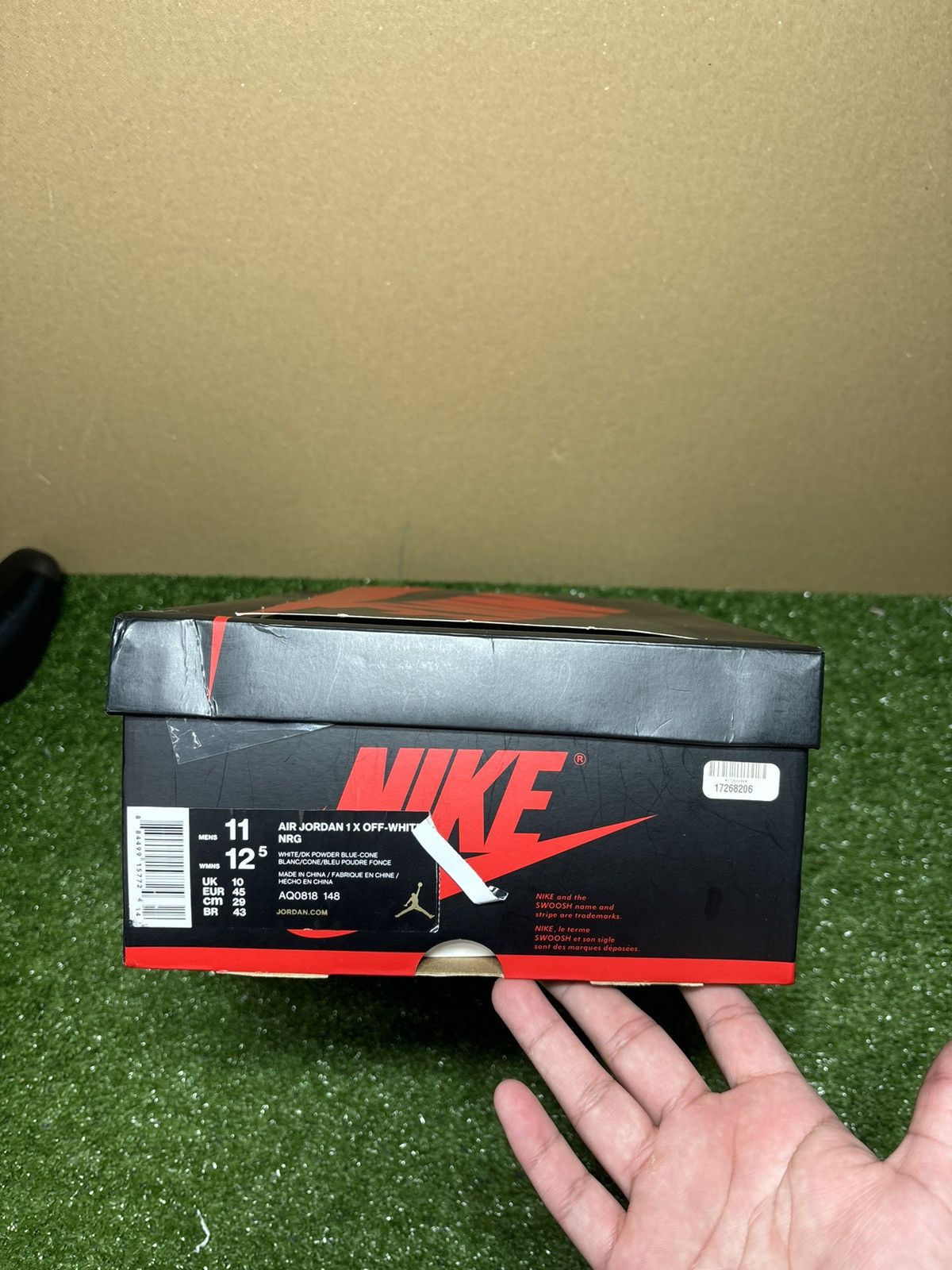 Jordan Brand × Off-White Jordan 1 offwhite University blue Size US 11 / EU 44 - 13 Thumbnail