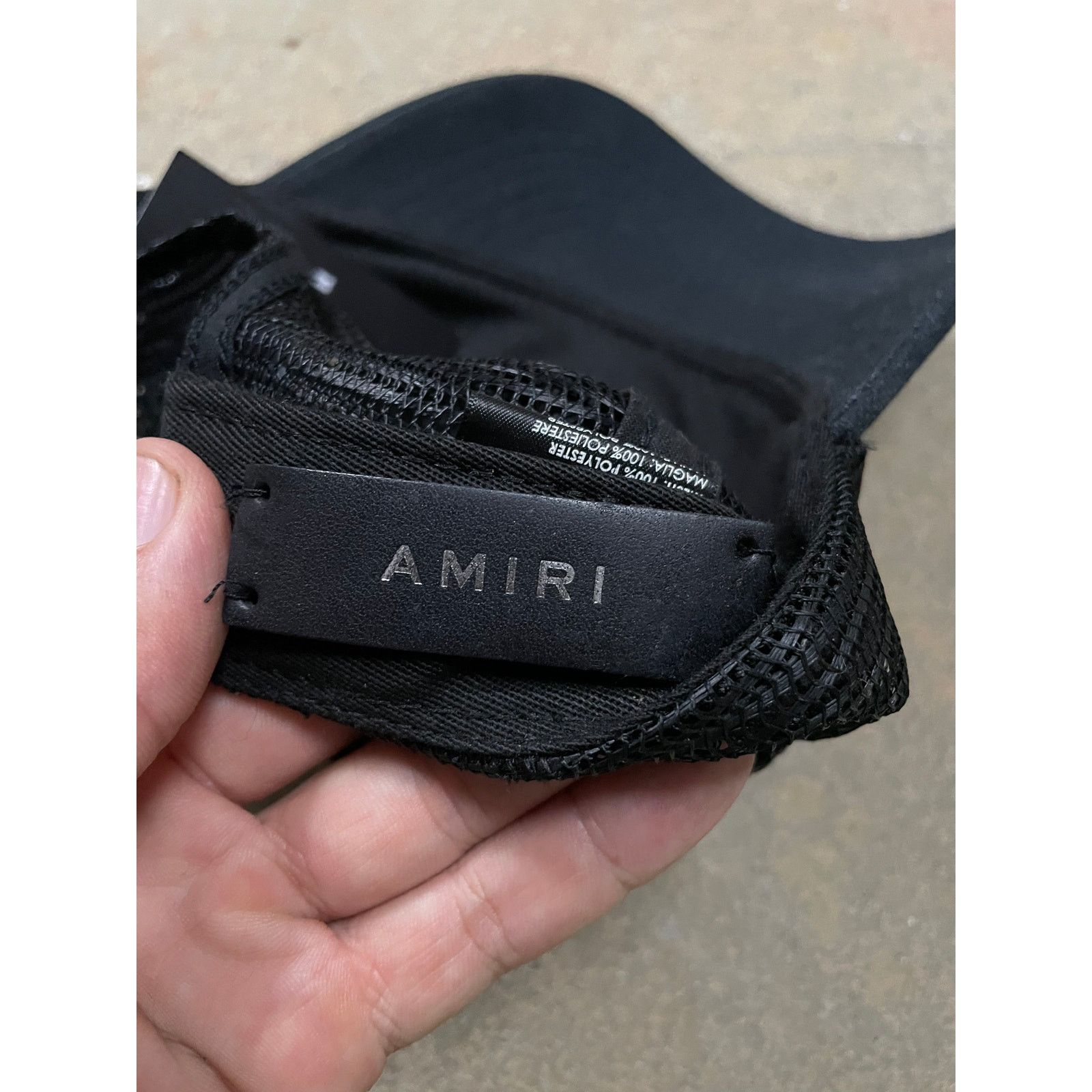 Amiri Amiri Cap Black White Logo Used OS Size ONE SIZE - 3 Thumbnail