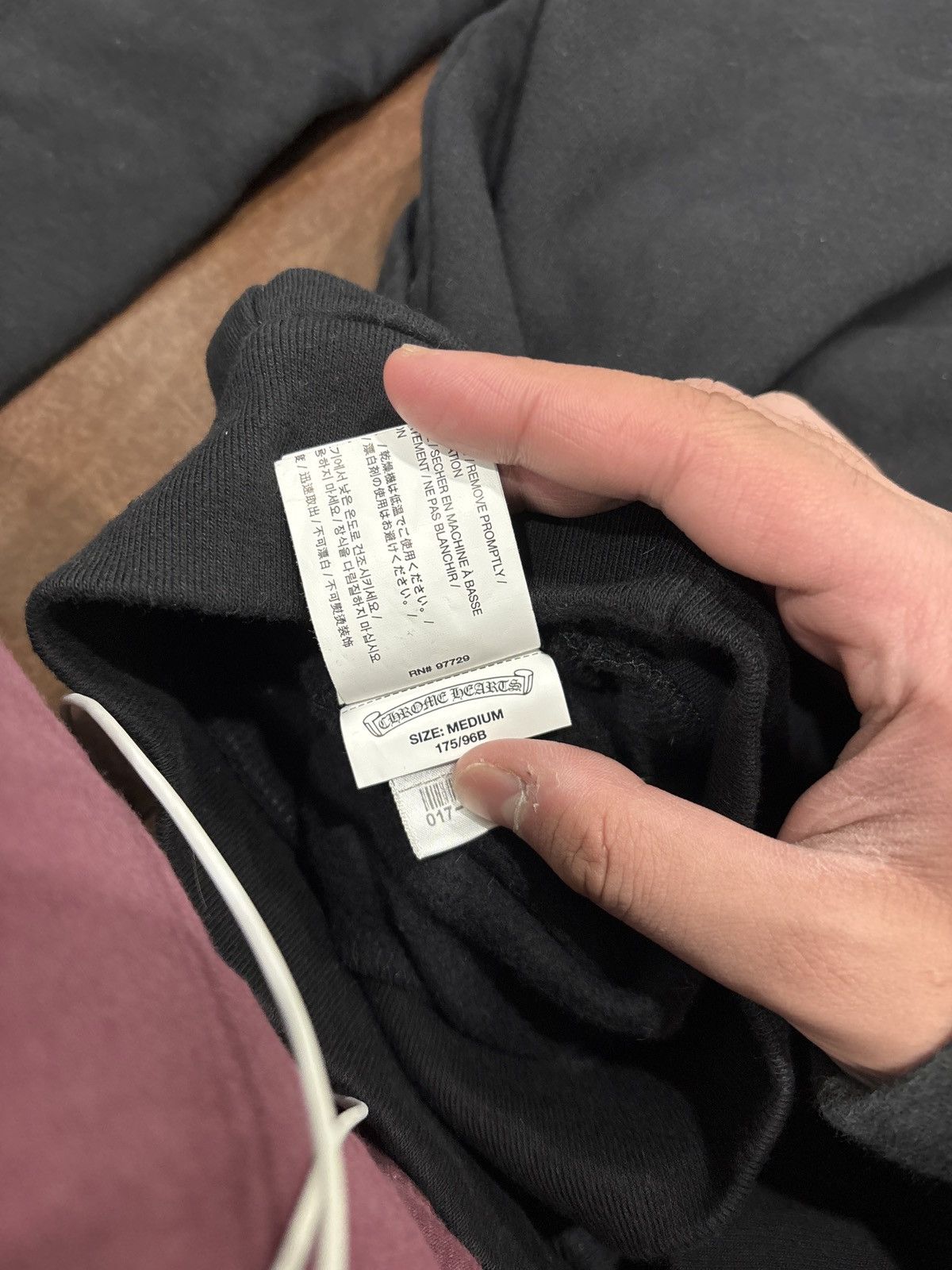 Chrome Hearts × Off-White 1 OF 1 SAMPLE Off-White x Chrome Hearts 2018 Hoodie Black Size US M / EU 48-50 / 2 - 9 Thumbnail