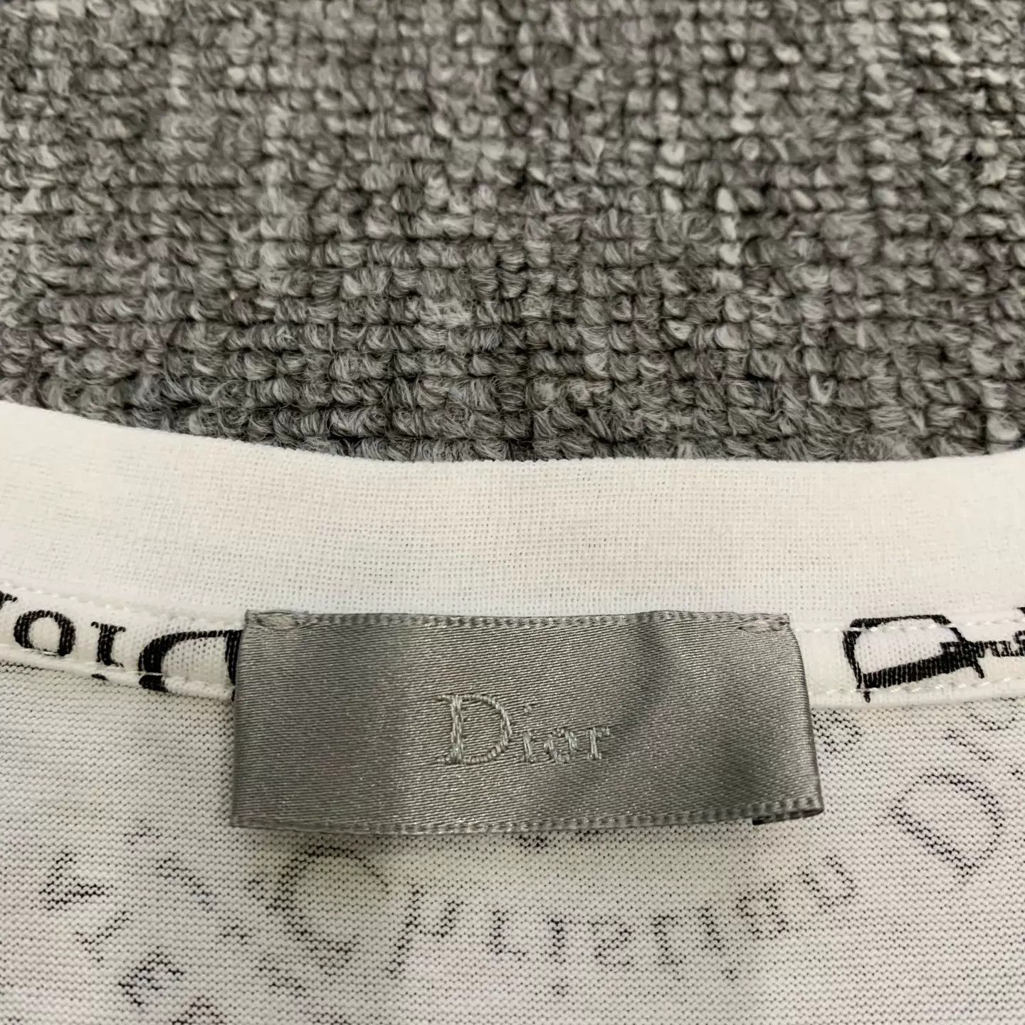 Dior Dior White Logo Allover Print SS Tee L 98N JZ1723 Size US L / EU 52-54 / 3 - 4 Thumbnail