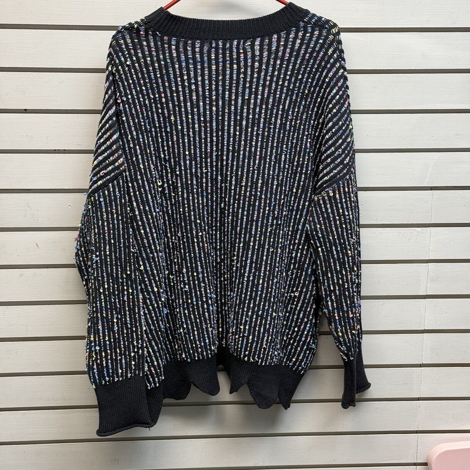 Other Weekend Suzanne Betro Sweater Womens 2X Plus Scalloped Heavy Size XXL / US 16-18 / IT 52-54 - 3 Thumbnail