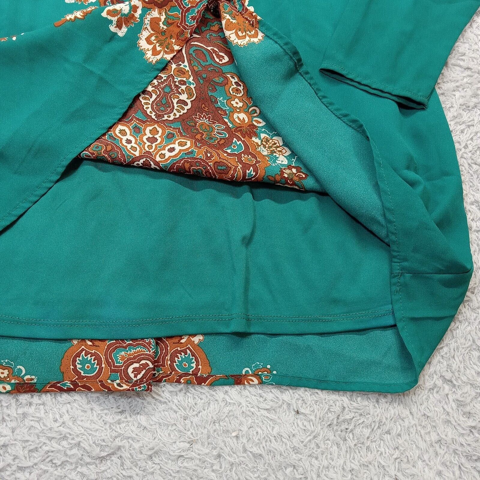 & Other Stories Xhilaration Dress XS Women's Paisley Print Long Sleeve Size XS / US 0-2 / IT 36-38 - 4 Thumbnail