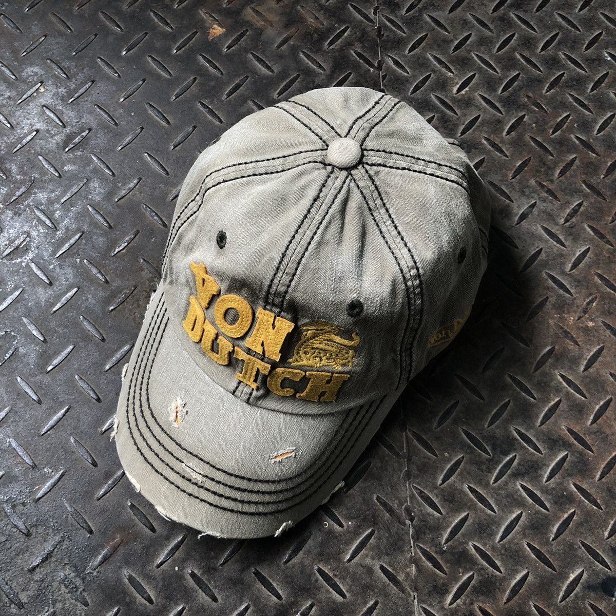 Vintage 🚫 SOLD 🚫 Von Dutch Dragon Distressed Hat Limited Edition Size ONE SIZE - 3 Thumbnail