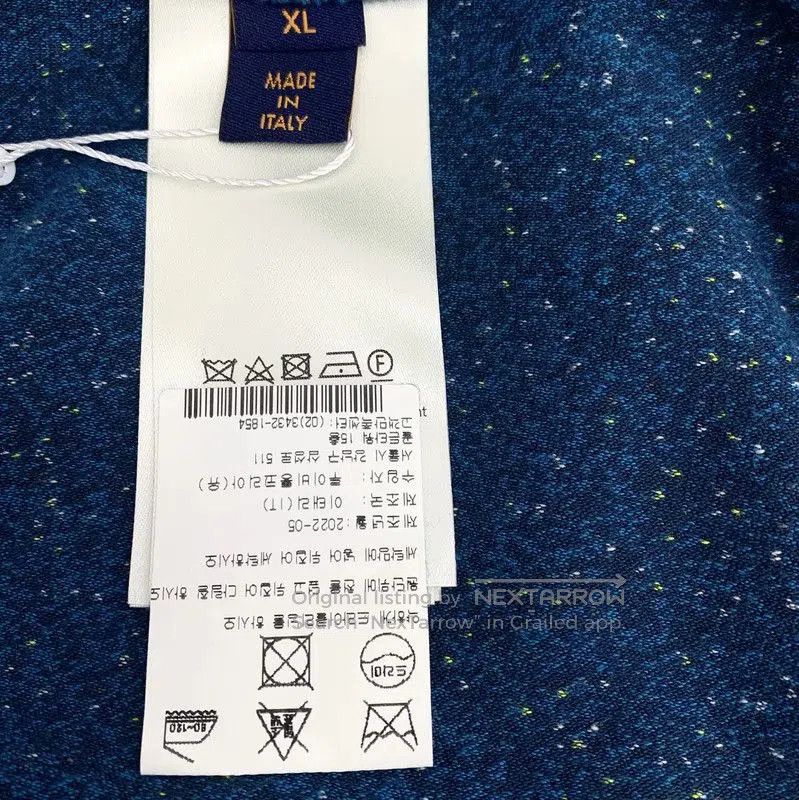 Louis Vuitton Louis Vuitton Blue Men's Hoodie XL Size . Size US XL / EU 56 / 4 - 6 Thumbnail