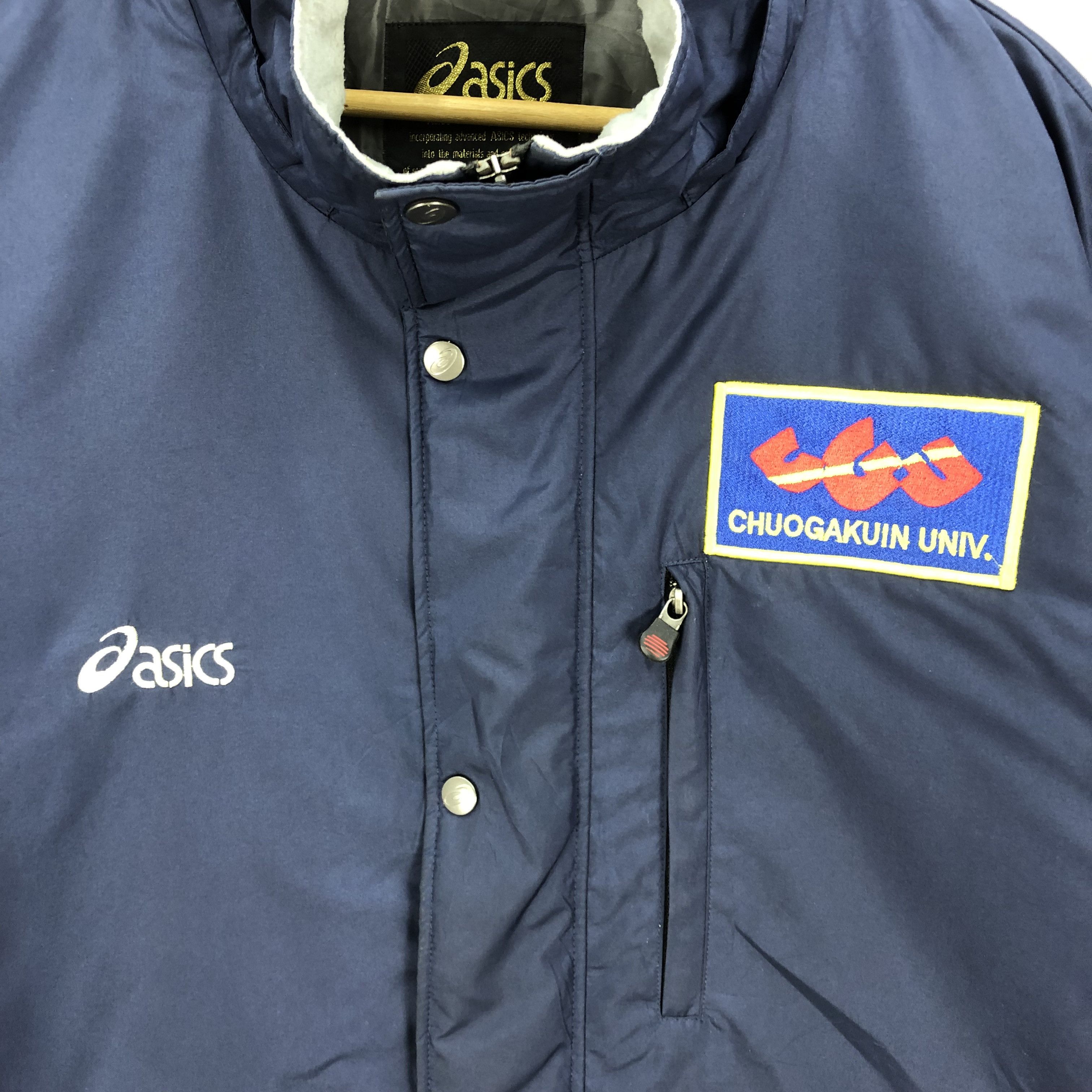 Asics × Japanese Brand × Vintage Vintage Chuogakuin Univ Asics Coach Windbreaker Jacket Size US L / EU 52-54 / 3 - 4 Thumbnail