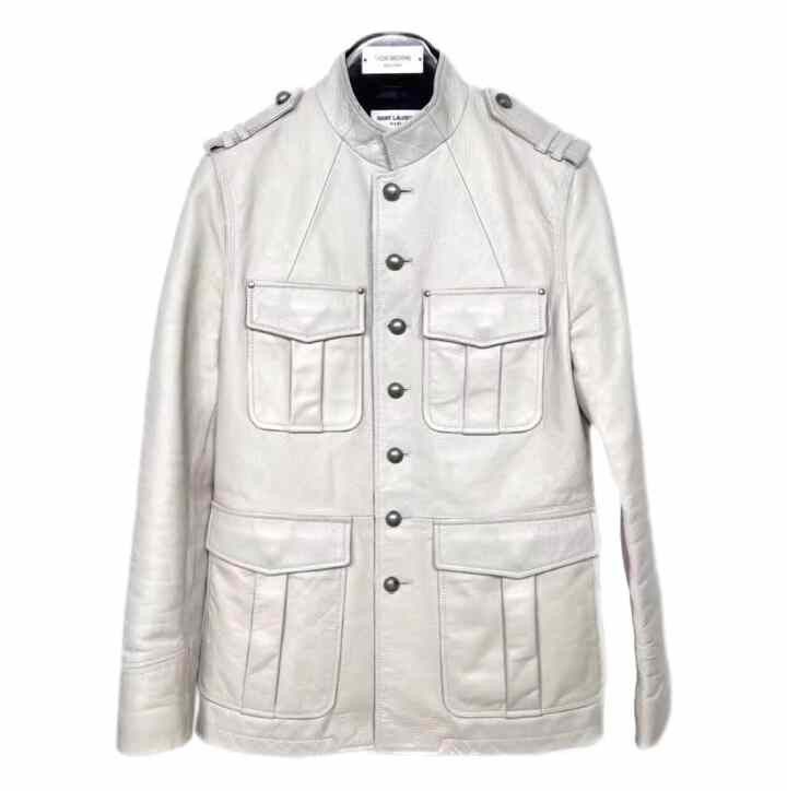 Saint Laurent Paris Yves Saint Laurent Leather Jacket Size US M / EU 48-50 / 2 - 1 Thumbnail