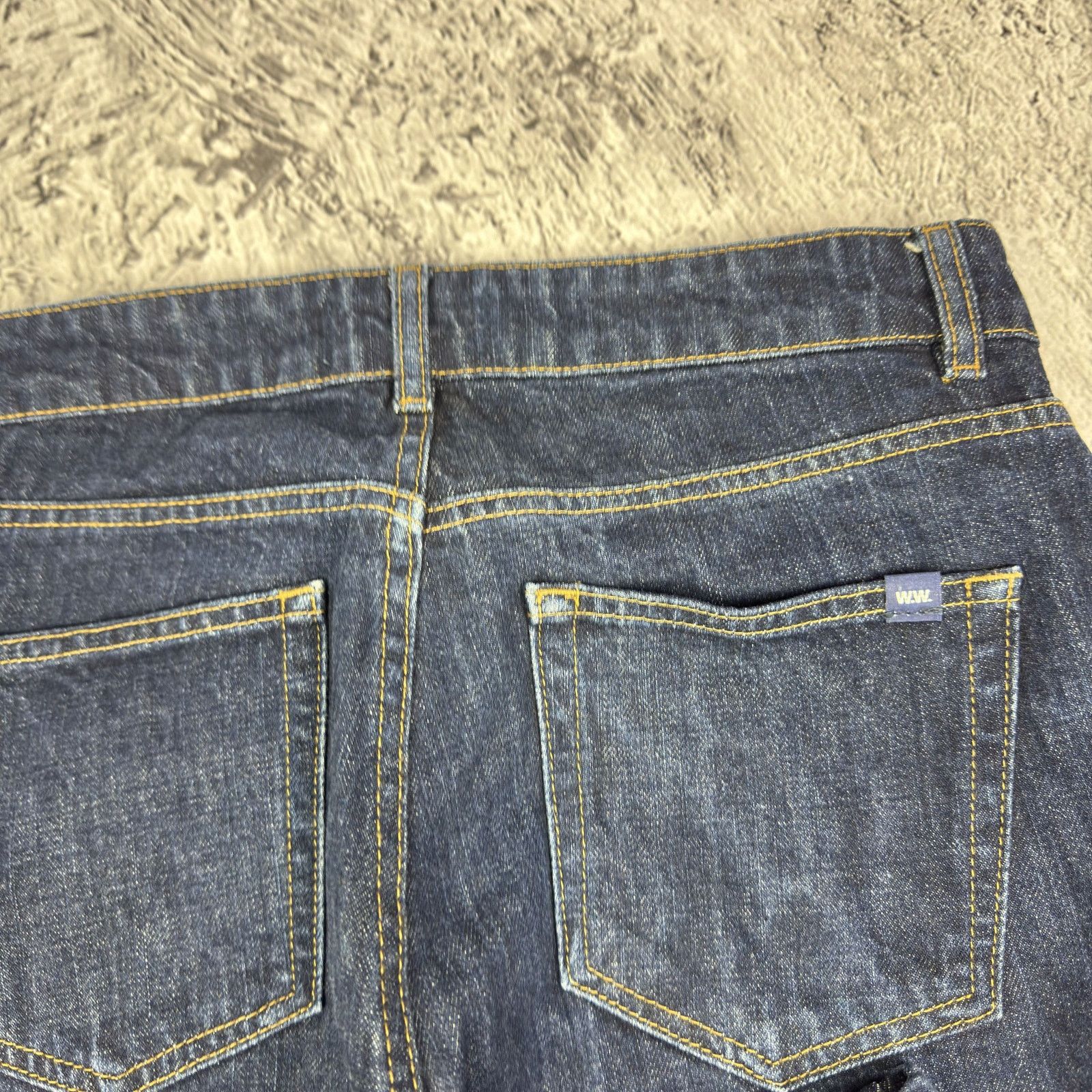Wood Wood Wood Wood Wes Women Blue Denim Cotton Leg Jeans 29/32 Size 29" - 4 Thumbnail