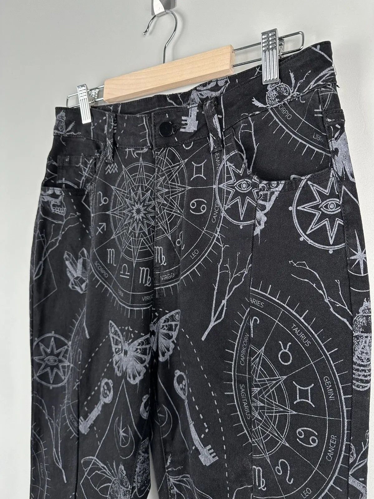 Hysteric Glamour Avant Garde Gothic Flared Buggy Pants Glamour Size 30" / US 8 / IT 44 - 3 Thumbnail