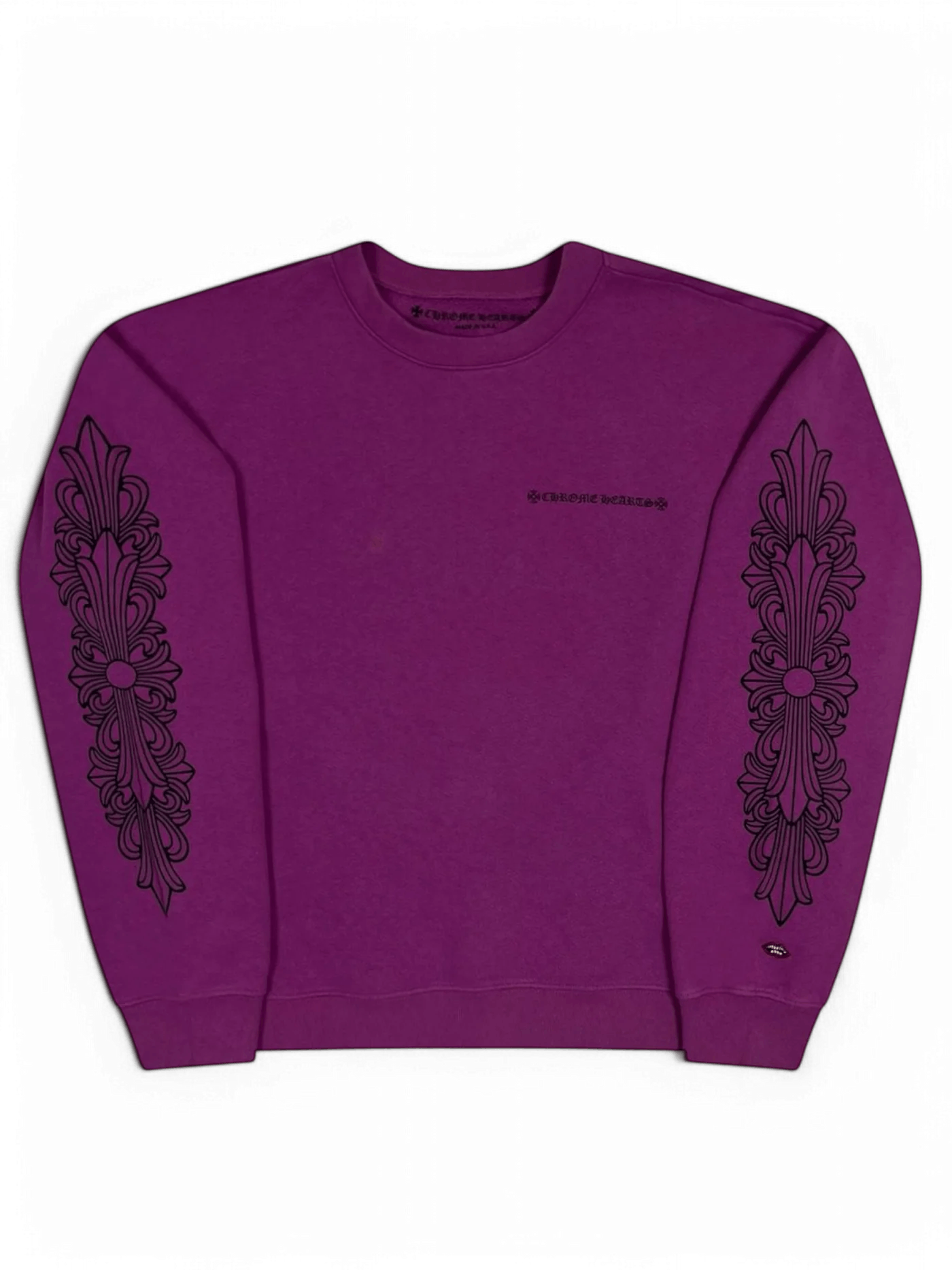 Chrome Hearts Matty Boy PURRELLE Graffiti Sweatshirt - SRM