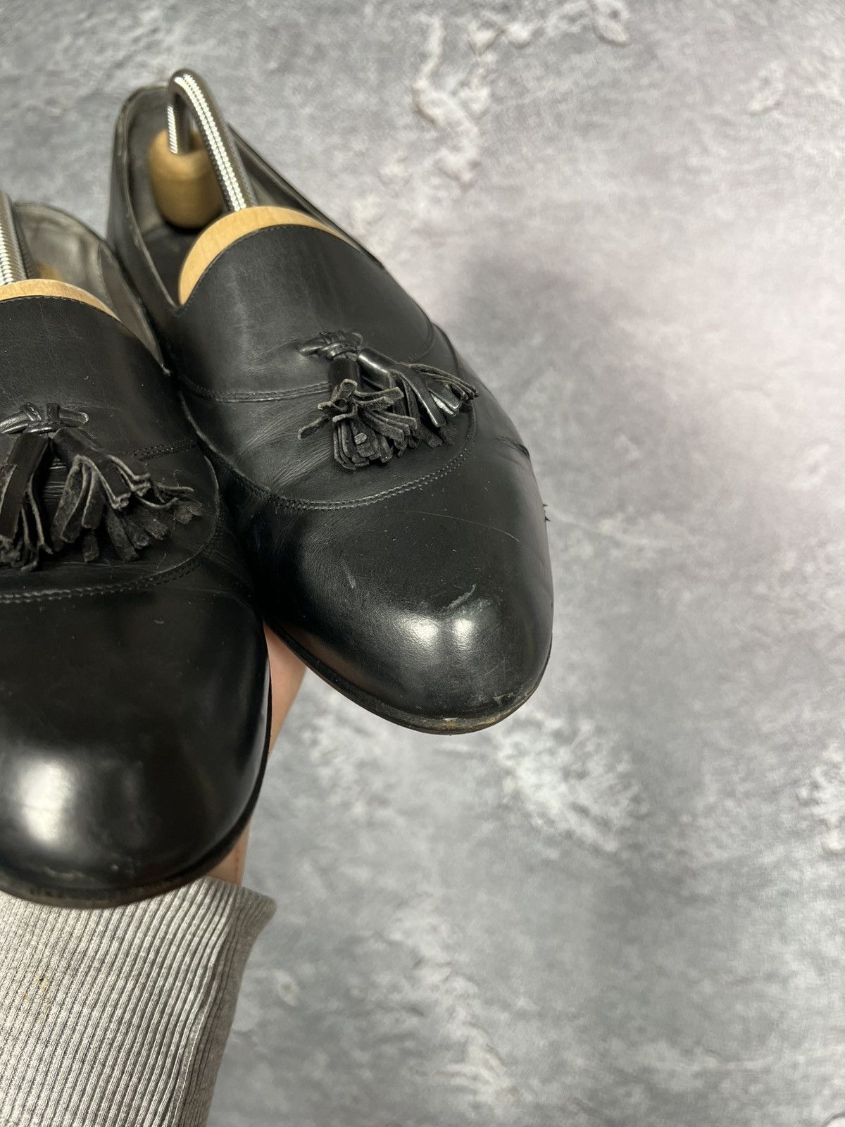 Versace Rare Vintage Gianni Versace Kittie Leather Loafers Shoes Size US 9 / EU 42 - 8 Thumbnail