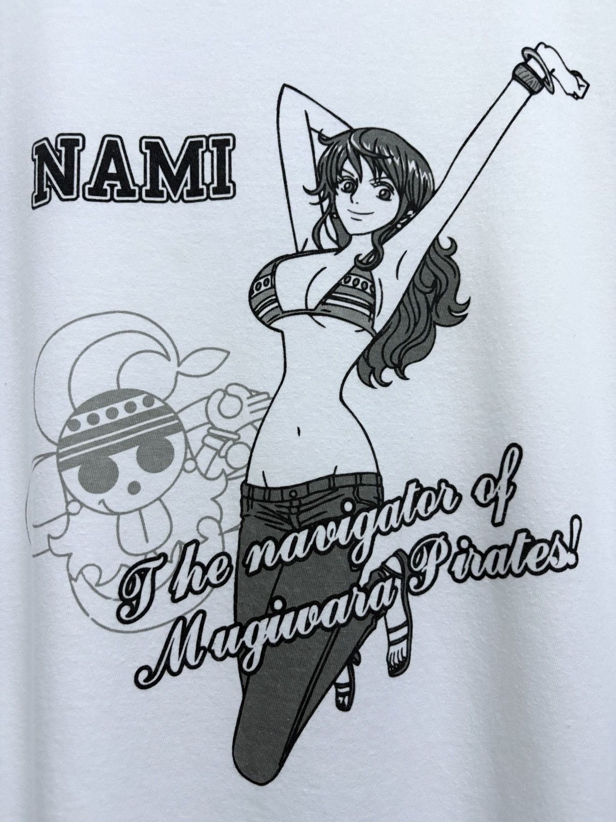 Japanese Brand 2000's Manga Series - Anime One Piece / Nami Waifu T-Shirt Size US M / EU 48-50 / 2 - 4 Thumbnail