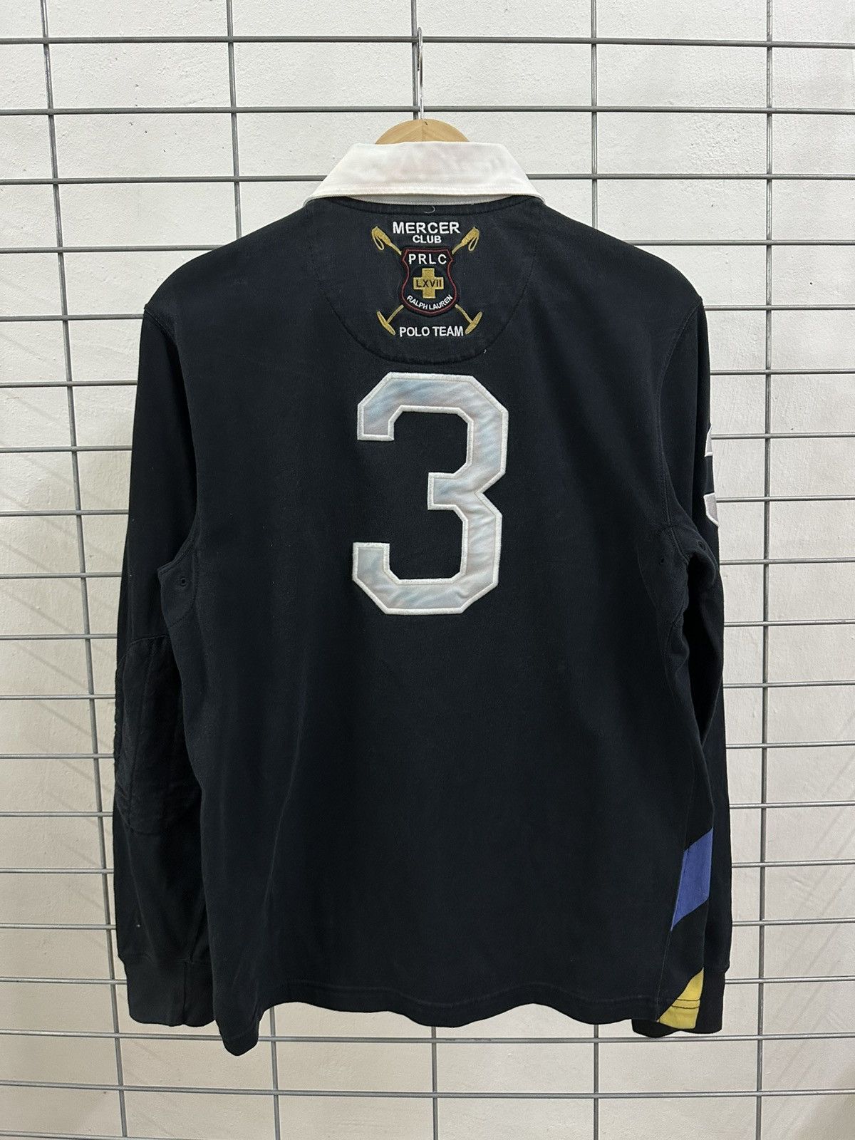 Beauty Beast × Polo Ralph Lauren × Ralph Lauren Rare Polo Ralph Lauren Mercer Club Polo Team Rugby Shirt Size US S / EU 44-46 / 1 - 2 Thumbnail