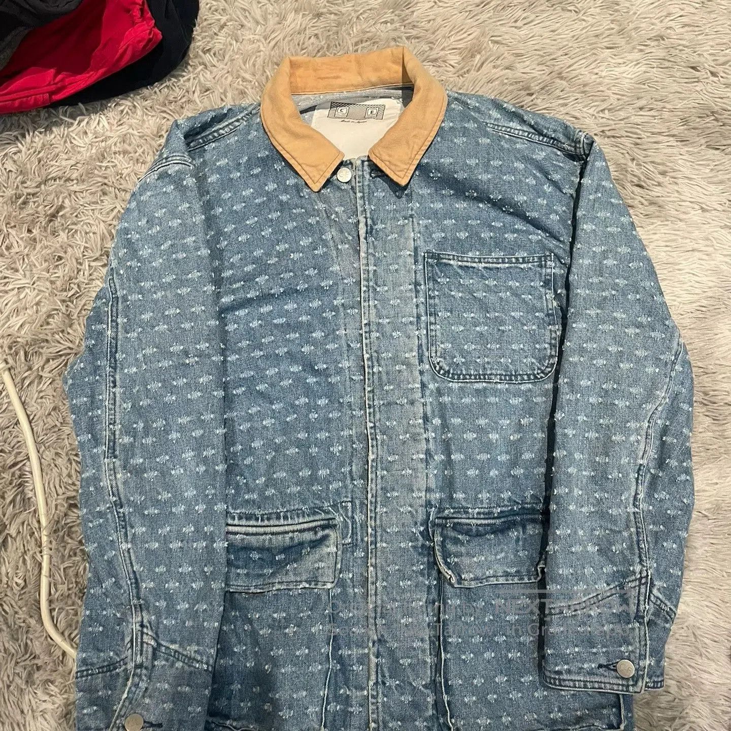Cav Empt CE/CAVEMPT Distressed Denim Jacket. Size US M / EU 48-50 / 2 - 1 Thumbnail