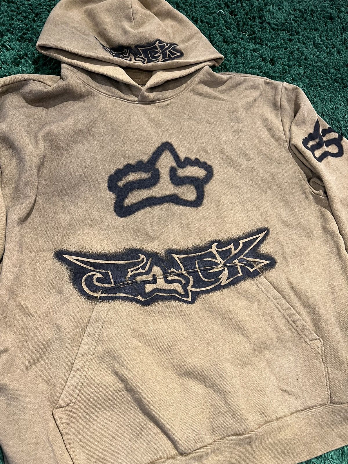 Fox Racing × Travis Scott Travis Scott Fox Racing Hoodie Olive Size US XL / EU 56 / 4 - 2 Thumbnail
