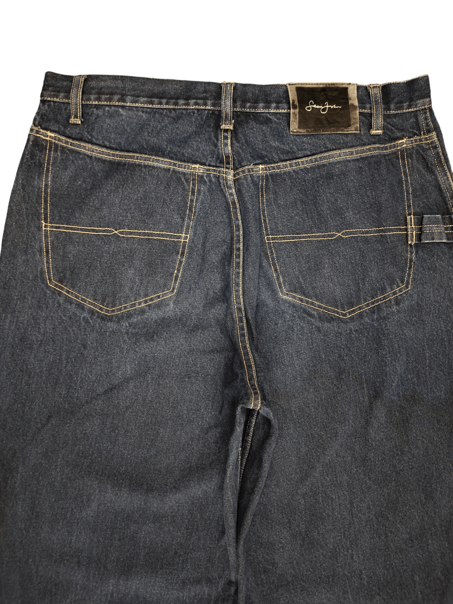 Baggy Jeans Sean John Denim Wide Loose Y2k Streetwear Jnco