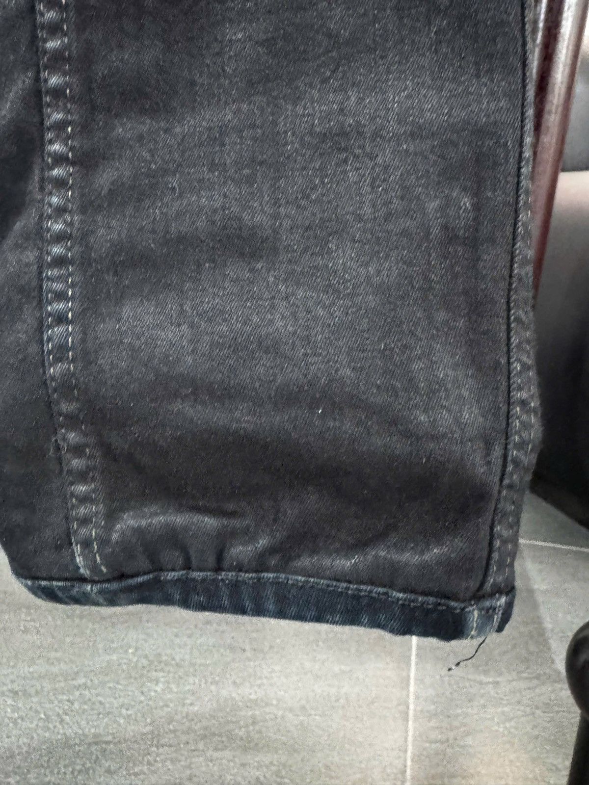 Rick Owens Rick Owens Larry Waxed Skinny Denim Jeans Size US 34 / EU 50 - 3 Thumbnail