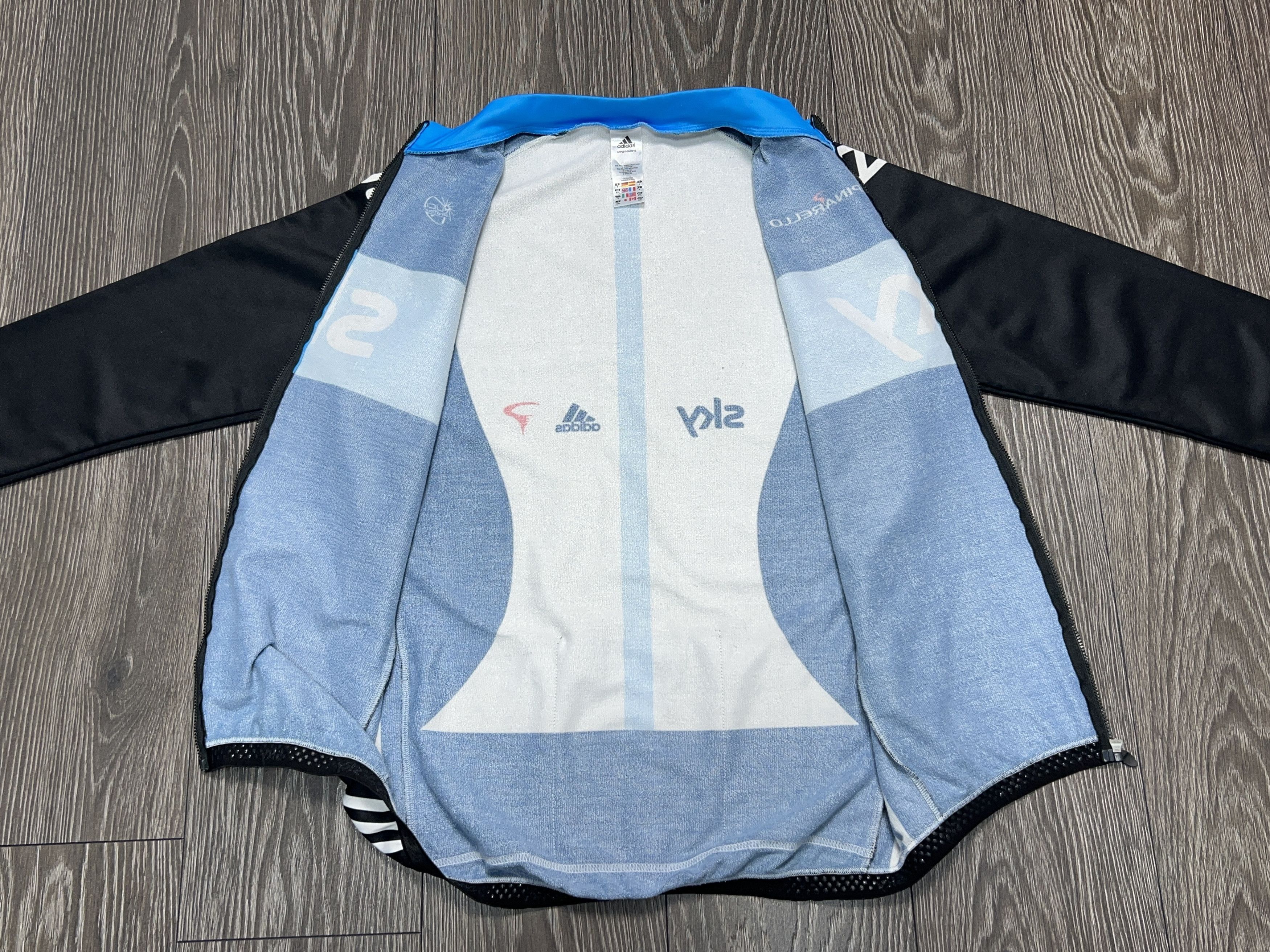Adidas Team Sky Pinarello Sports Cycling Jersey Zip Jacket Shirt 6 Size US XXL / EU 58 / 5 - 4 Thumbnail
