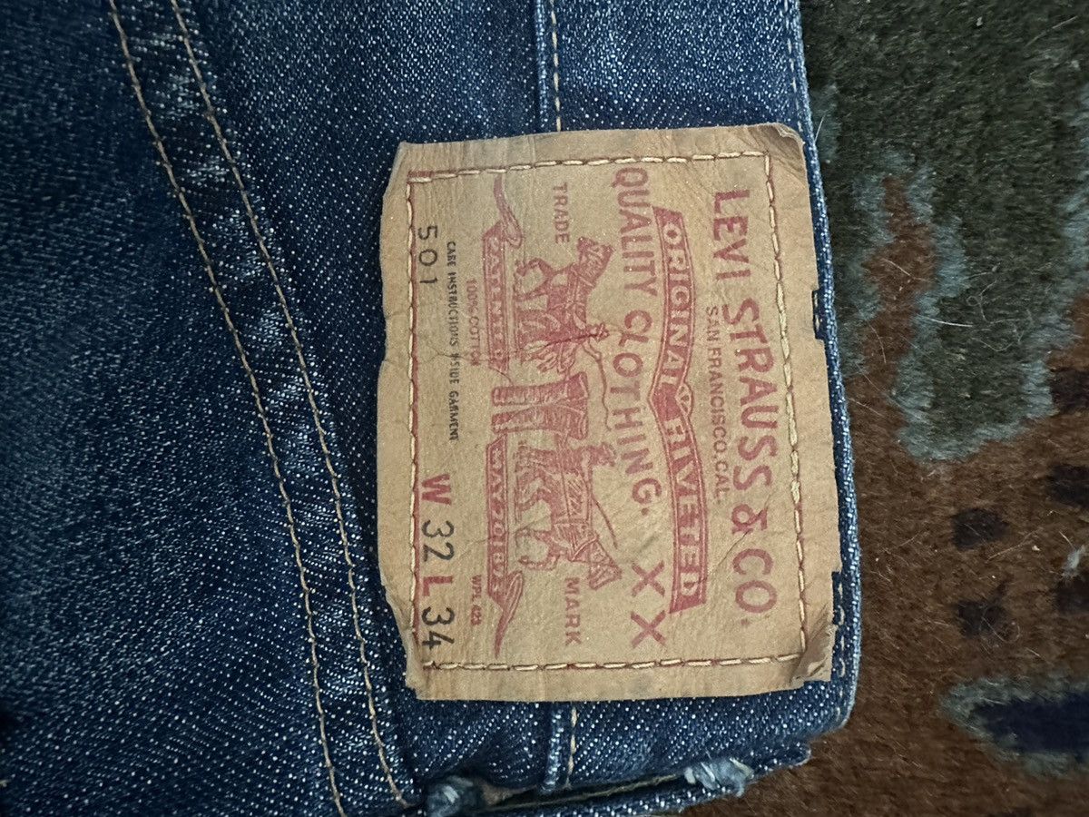 Levi's Dark wash distressed jeans Size US 30 / EU 46 - 3 Thumbnail