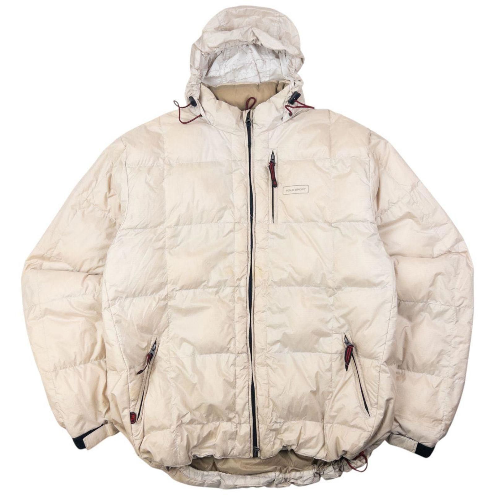 Vintage 90s Polo Sport Ralph Lauren Zip Up Puffer Jacket XL