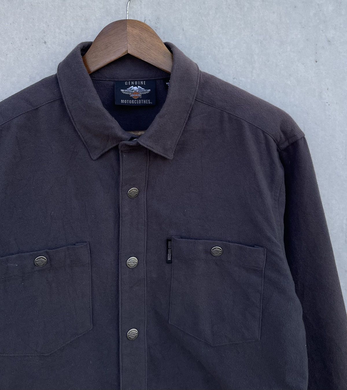 Harley Davidson F/W 2021 Harley Davidson Long-sleeve Work Shirt Snap Button Size US M / EU 48-50 / 2 - 5 Thumbnail