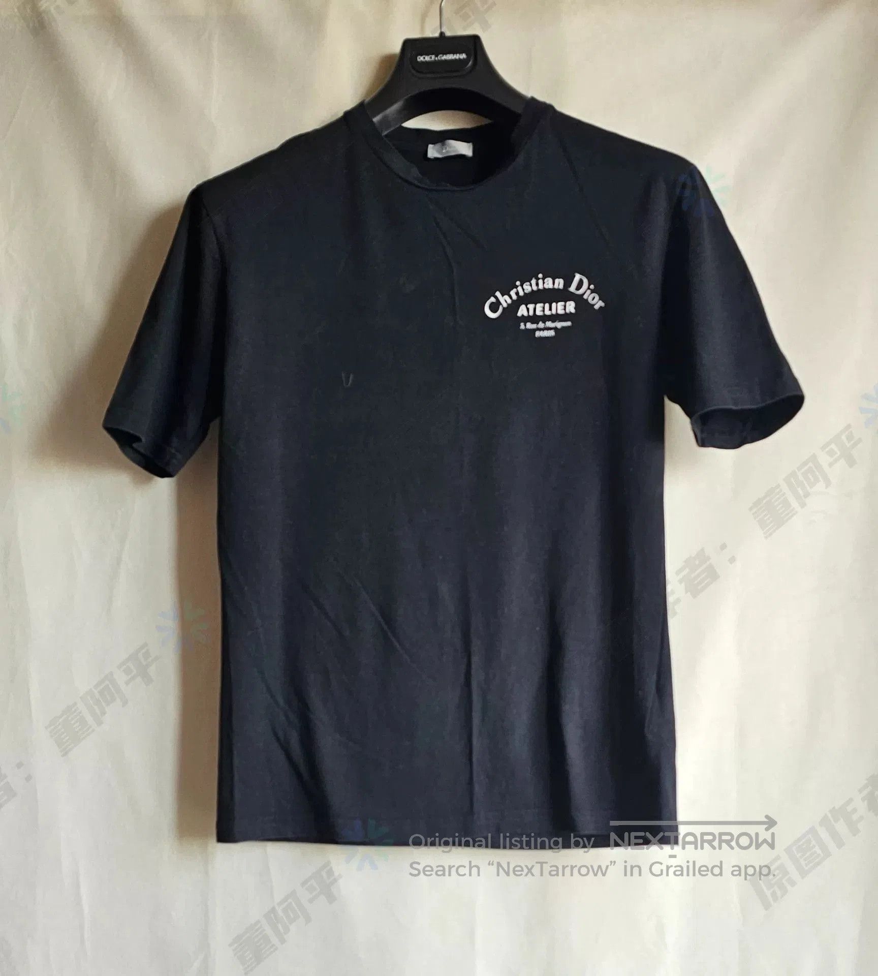 Dior Dior Black Logo Short Sleeve T. Size US XS / EU 42 / 0 - 1 Thumbnail