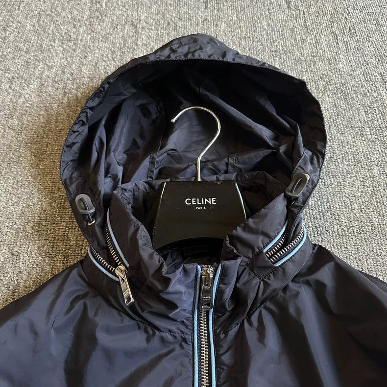 Prada Prada Dark bluemulti-zipper nylonred label jacket Size US M / EU 48-50 / 2 - 3 Thumbnail