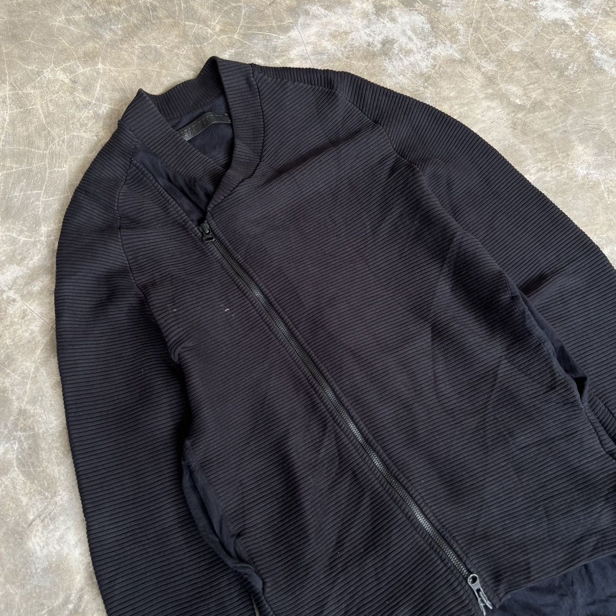 Petar Petrov Petar Petrov FW 2011 Asymmetric Ribbed Jacket Size S / US 4 / IT 40 - 2 Thumbnail