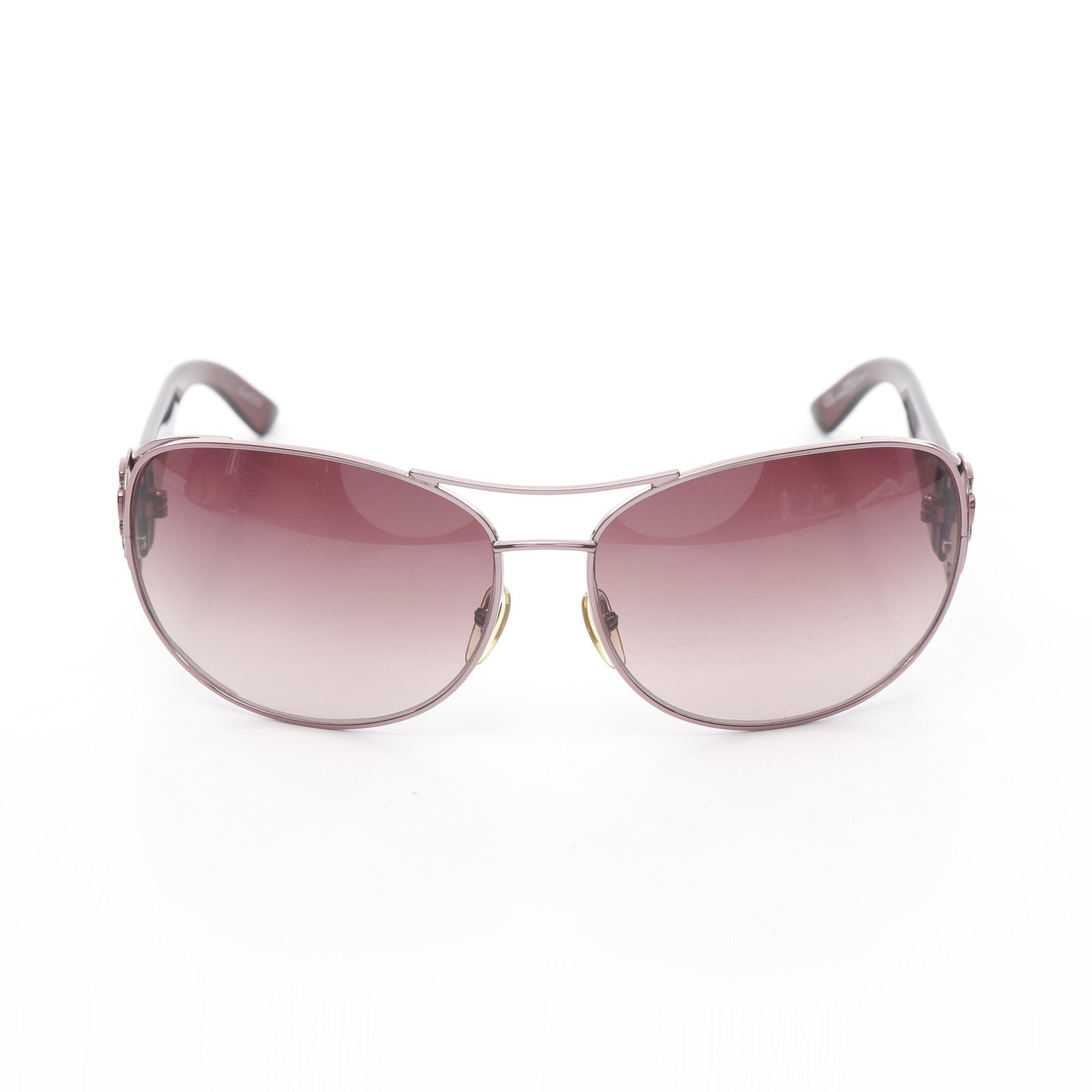 Gucci Gucci Crest Sunglasses Bordeaux Size ONE SIZE - 1 Thumbnail