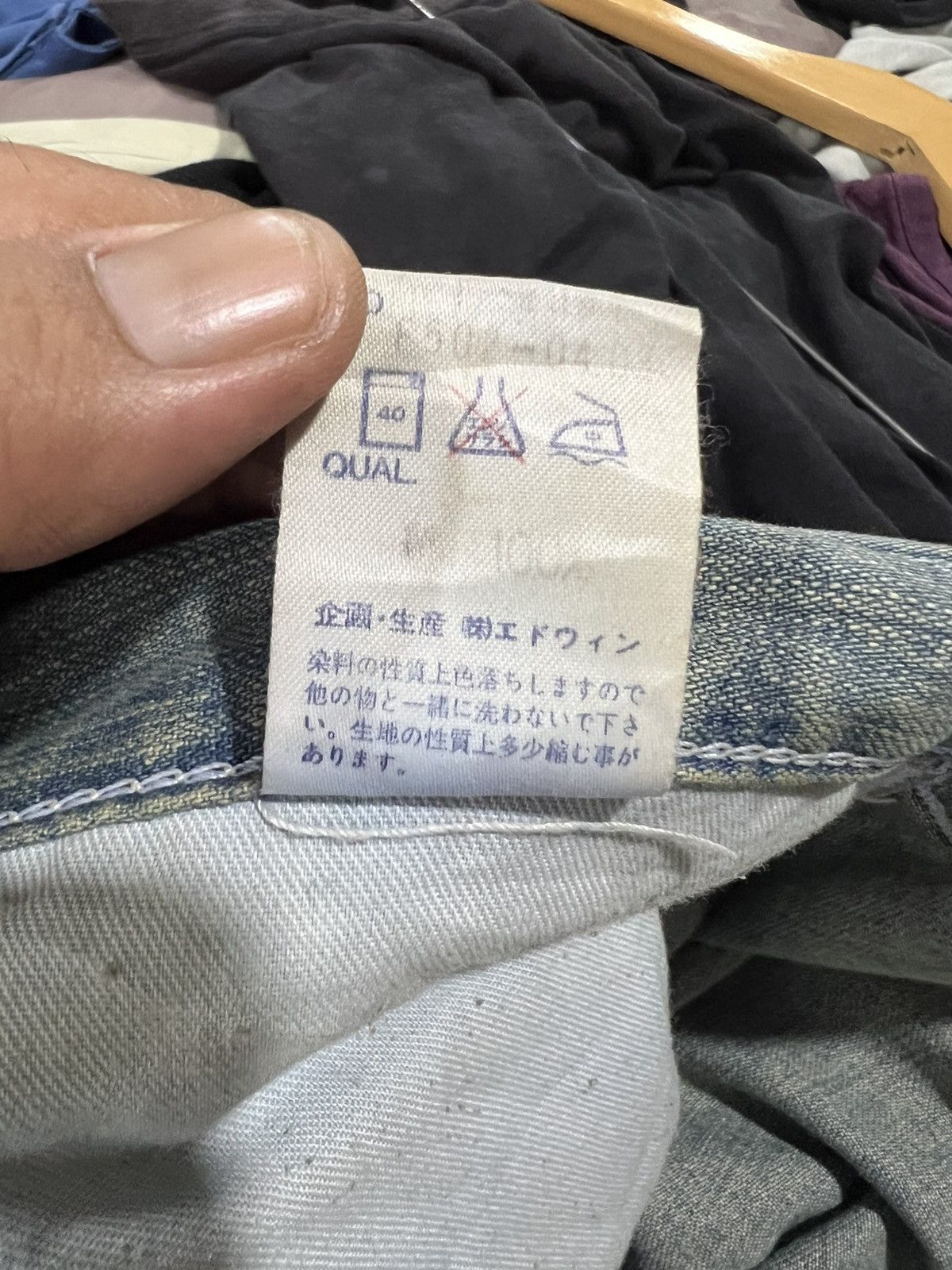 Edwin 🔥Vintage Edwin Carpenter Cropped Denim Size US 34 / EU 50 - 17 Thumbnail