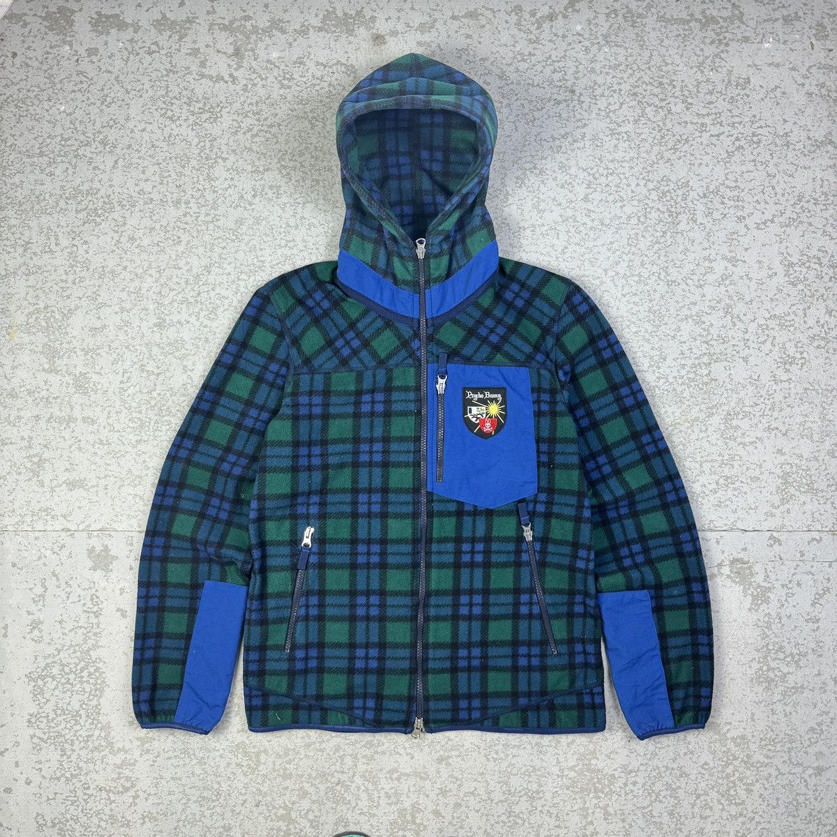 Psycho Bunny Psycho Bunny Plaid Fleece Hoodie Size M / US 6-8 / IT 42-44 - 1 Thumbnail