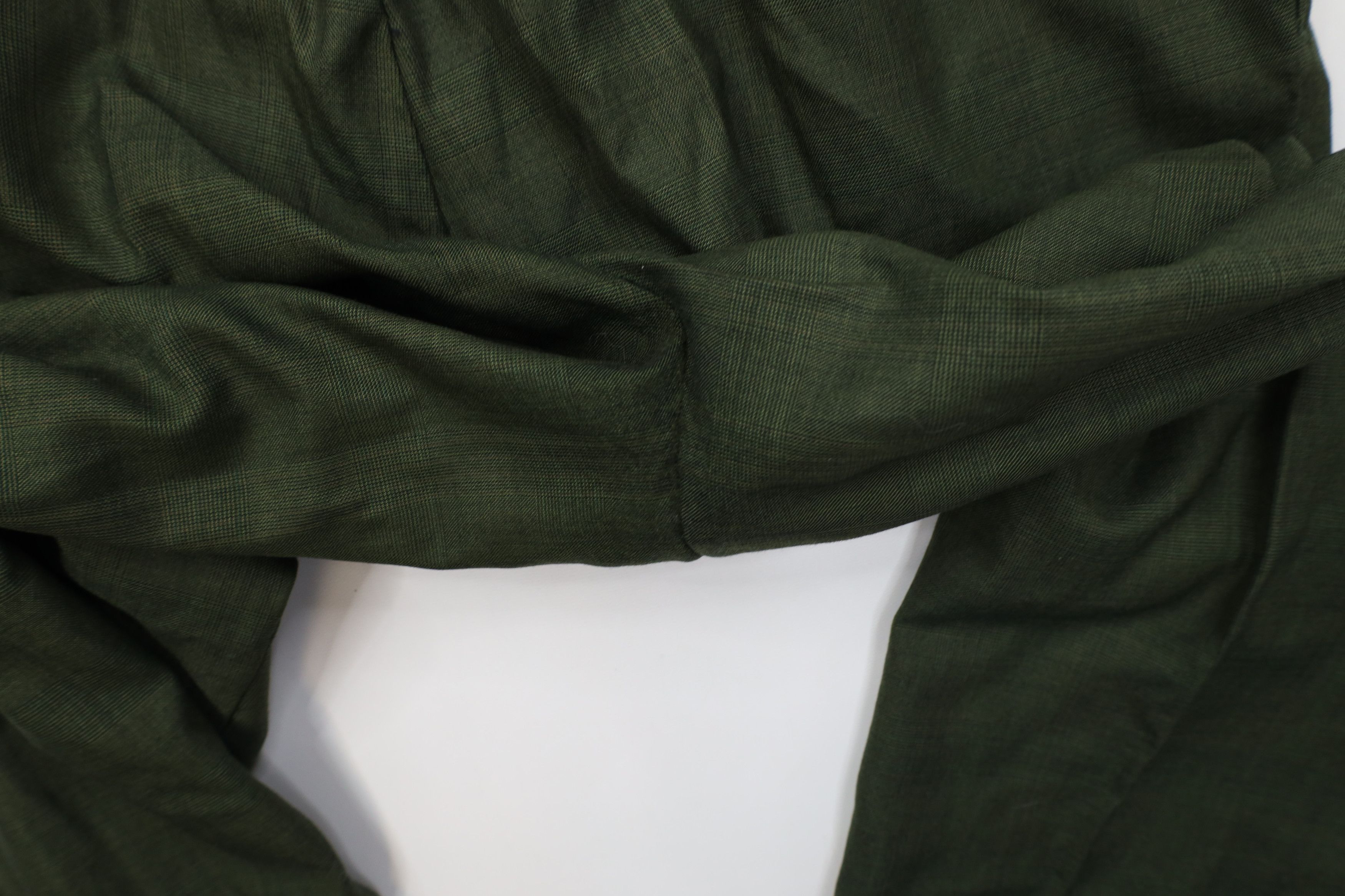 Vintage Vintage 50s Hollywood Regency Knit Chino Pants USA Green Size US 34 / EU 50 - 7 Thumbnail
