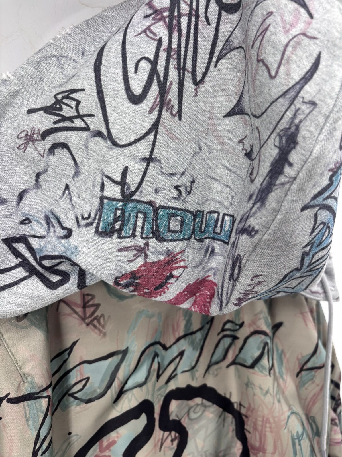 Mowalola Mowalola Graffiti Bomber Army Green Size US XL / EU 56 / 4 - 6 Thumbnail