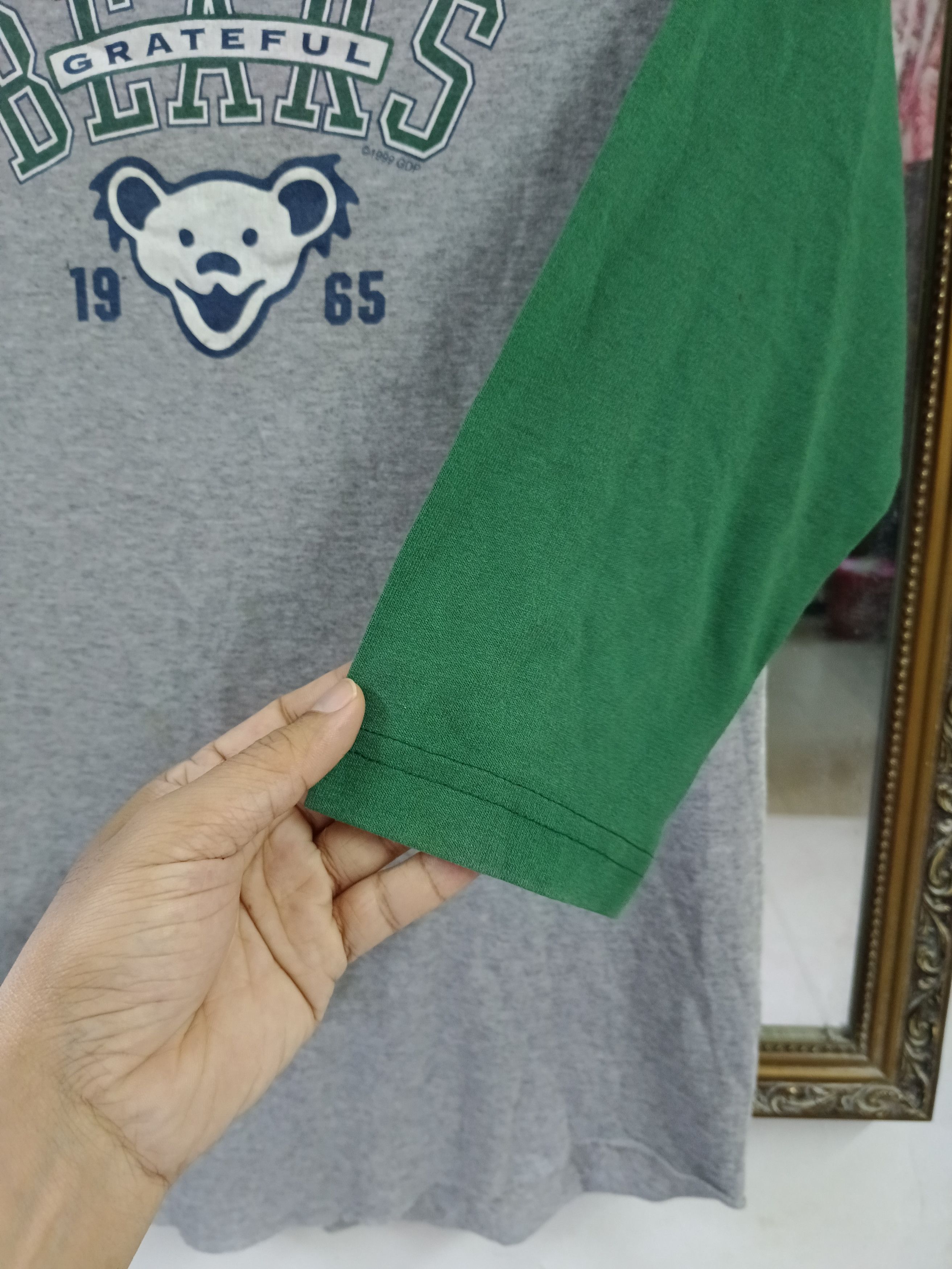 Grateful Dead × Vintage VINTAGE 90s GRATEFUL BEAR GDP 3Q TEE Size US S / EU 44-46 / 1 - 3 Thumbnail