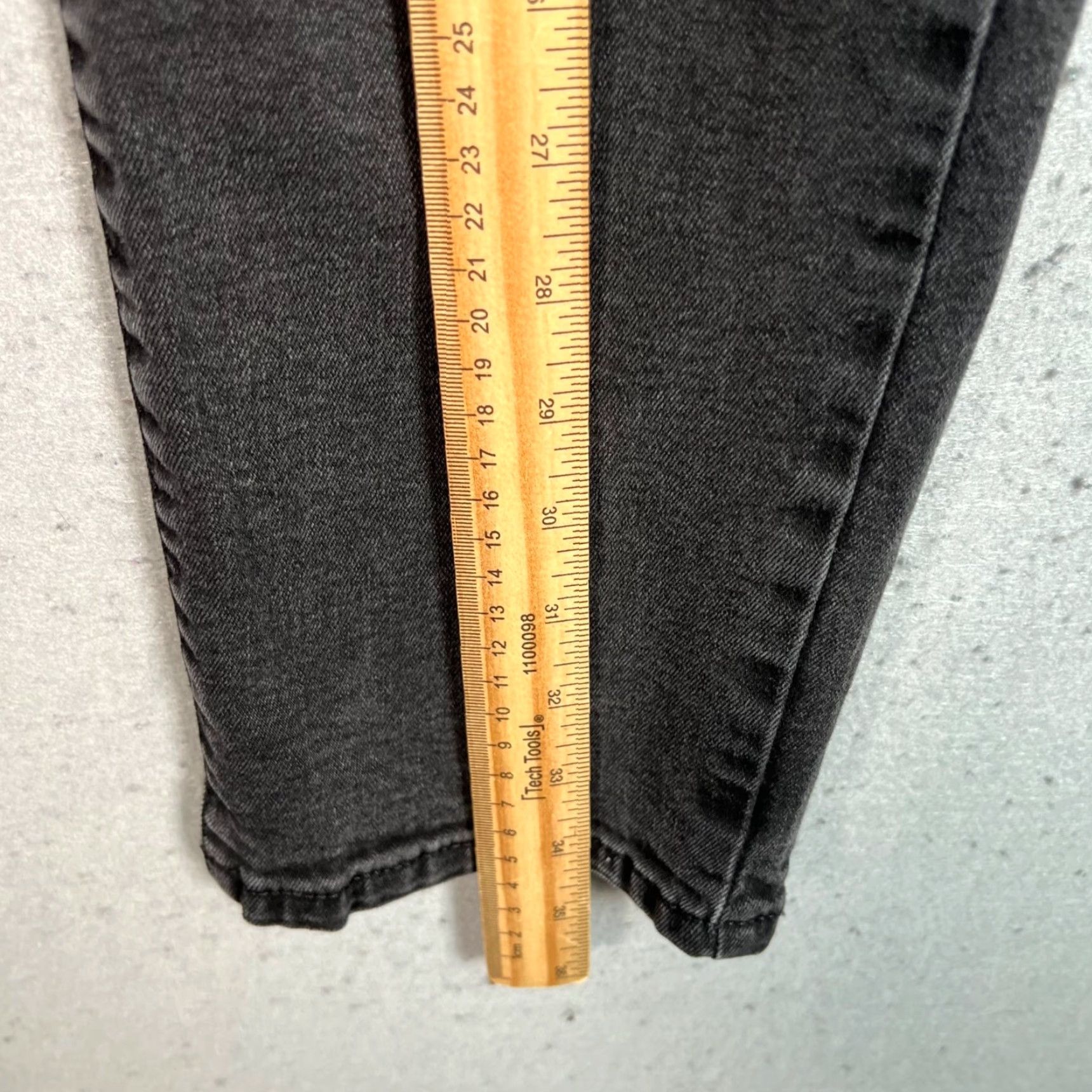 Topman Topman Mens Jeans Skinny Denim Black 34x28 5-Pocket Stretch Inseam 24 Regular Shirt? Size US 34 / EU 50 - 6 Thumbnail