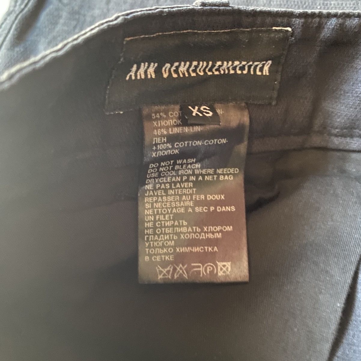 Ann Demeulemeester Ann Demeulemeester Layer Hem Pants Size US 30 / EU 46 - 4 Thumbnail