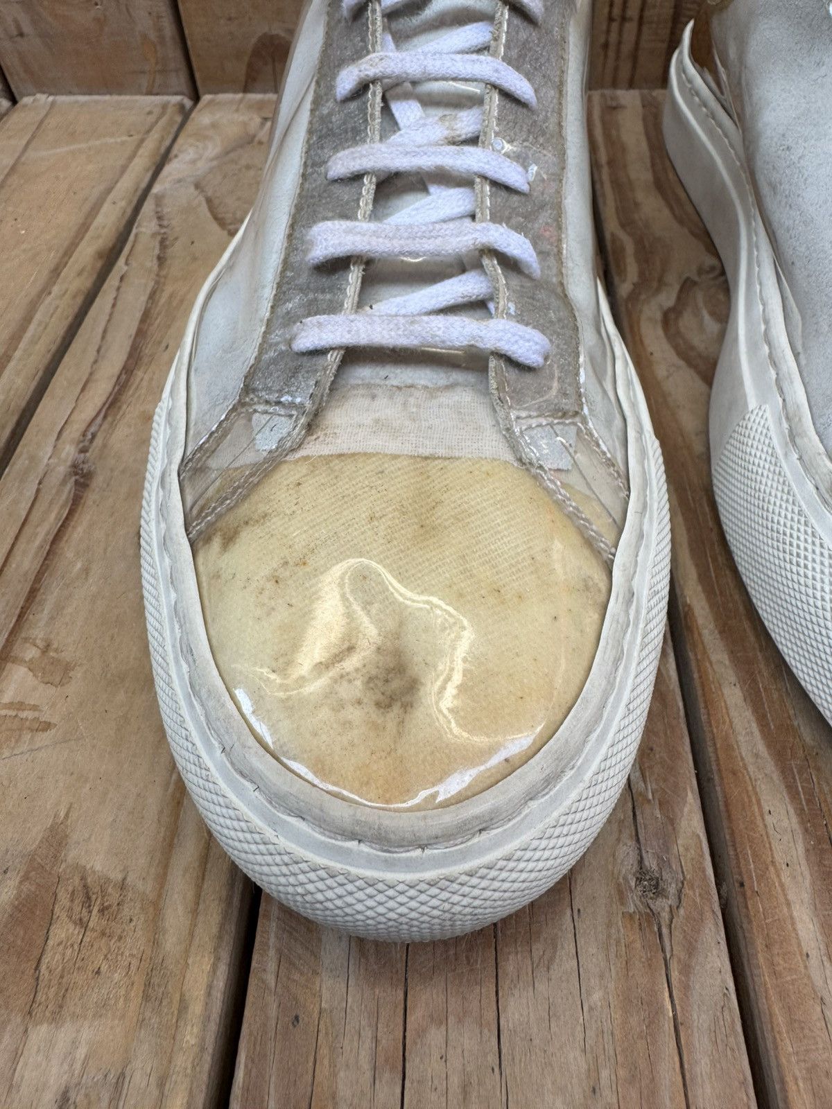 Common Projects Common Projects Men’s plastic/Canvas sneakers EUR 42 Size US 9 / EU 42 - 4 Thumbnail