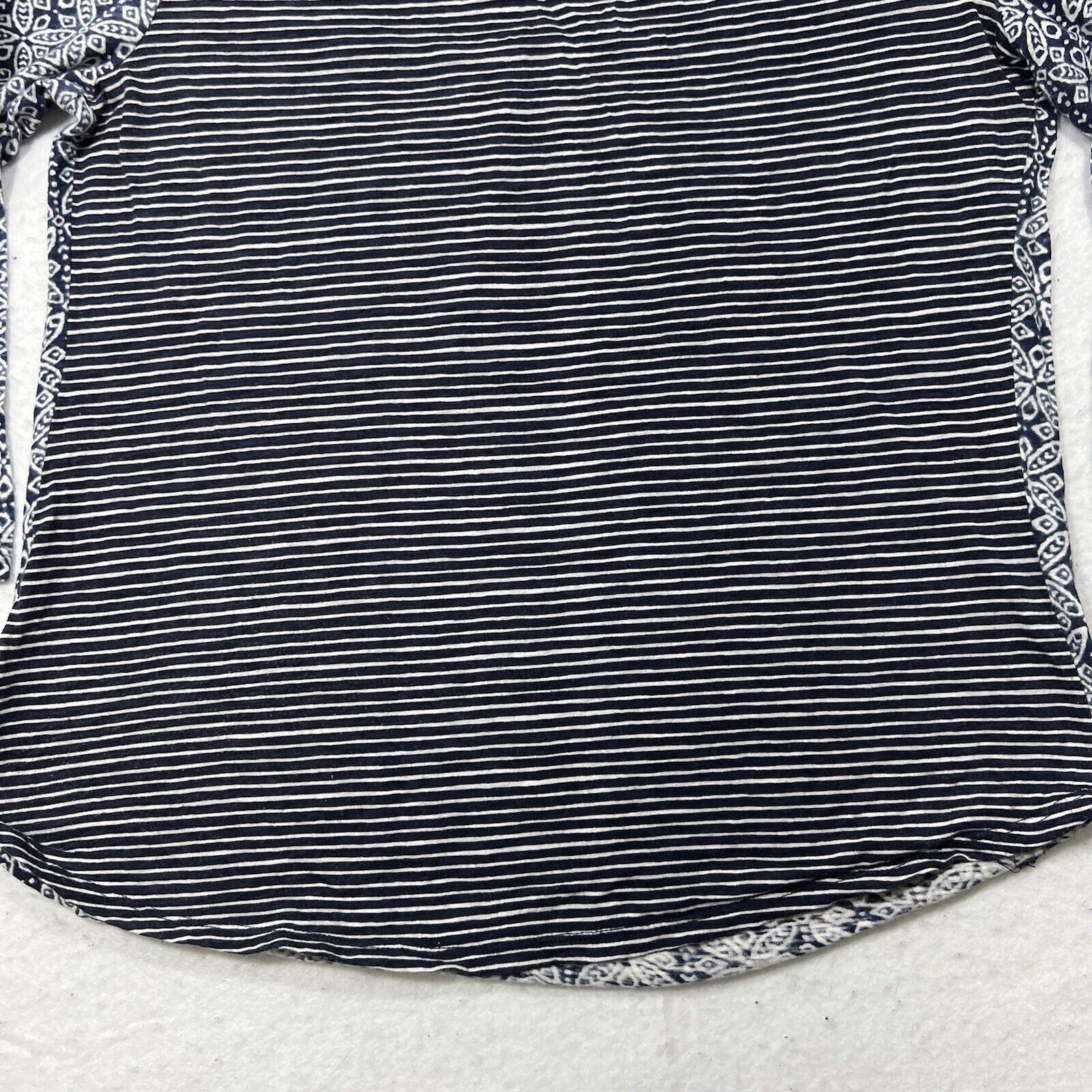 Lucky Brand Lucky Brand Blue Lightweight Pullover Blouse With Tassels Size M / US 6-8 / IT 42-44 - 11 Thumbnail