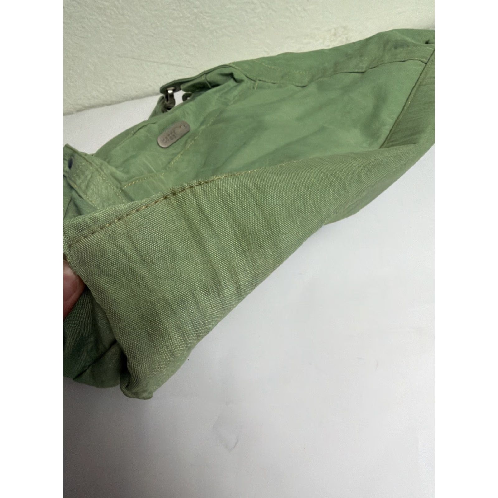 Vintage VINTAGE Baggallini Shoulder Bag Green 15x10x3.5 Stains Size ONE SIZE - 7 Thumbnail