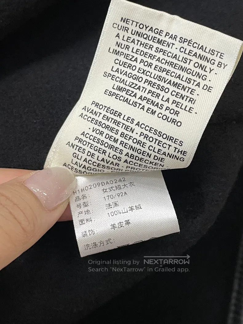 Hermes Hermes Black Cashmere Patch Leather Jacket Size M / US 6-8 / IT 42-44 - 5 Thumbnail