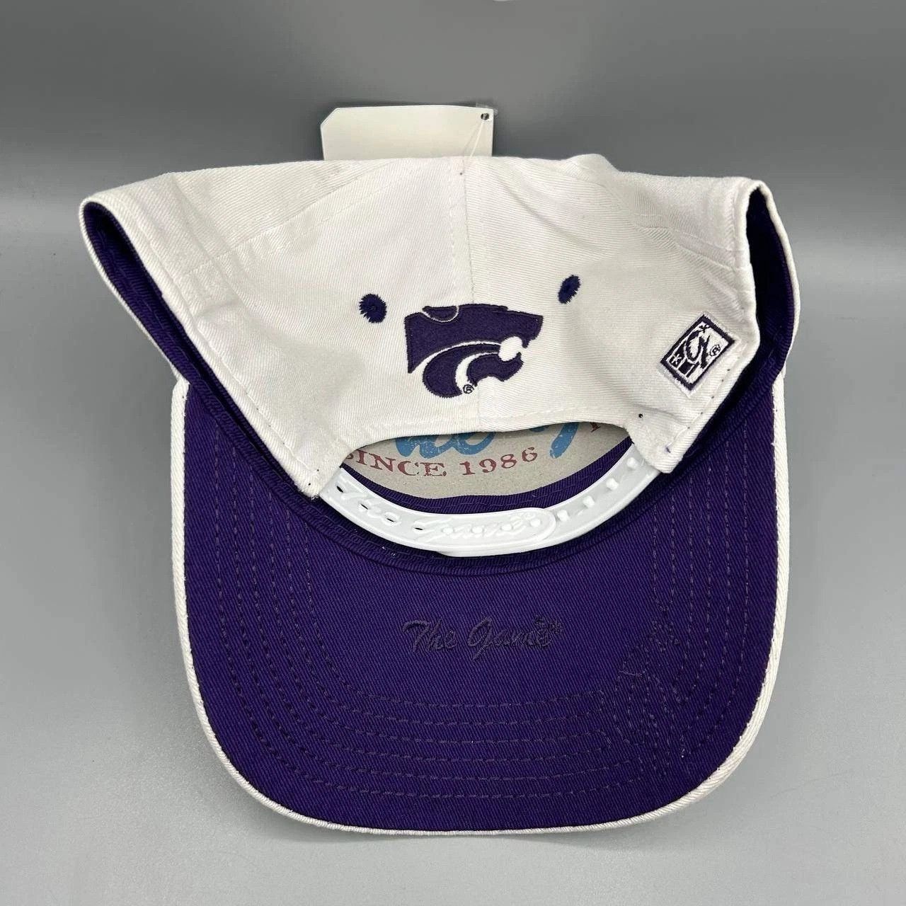 The Game Vintage Kansas State Wildcats Hat Men White NCAA Snap Back Size ONE SIZE - 6 Thumbnail