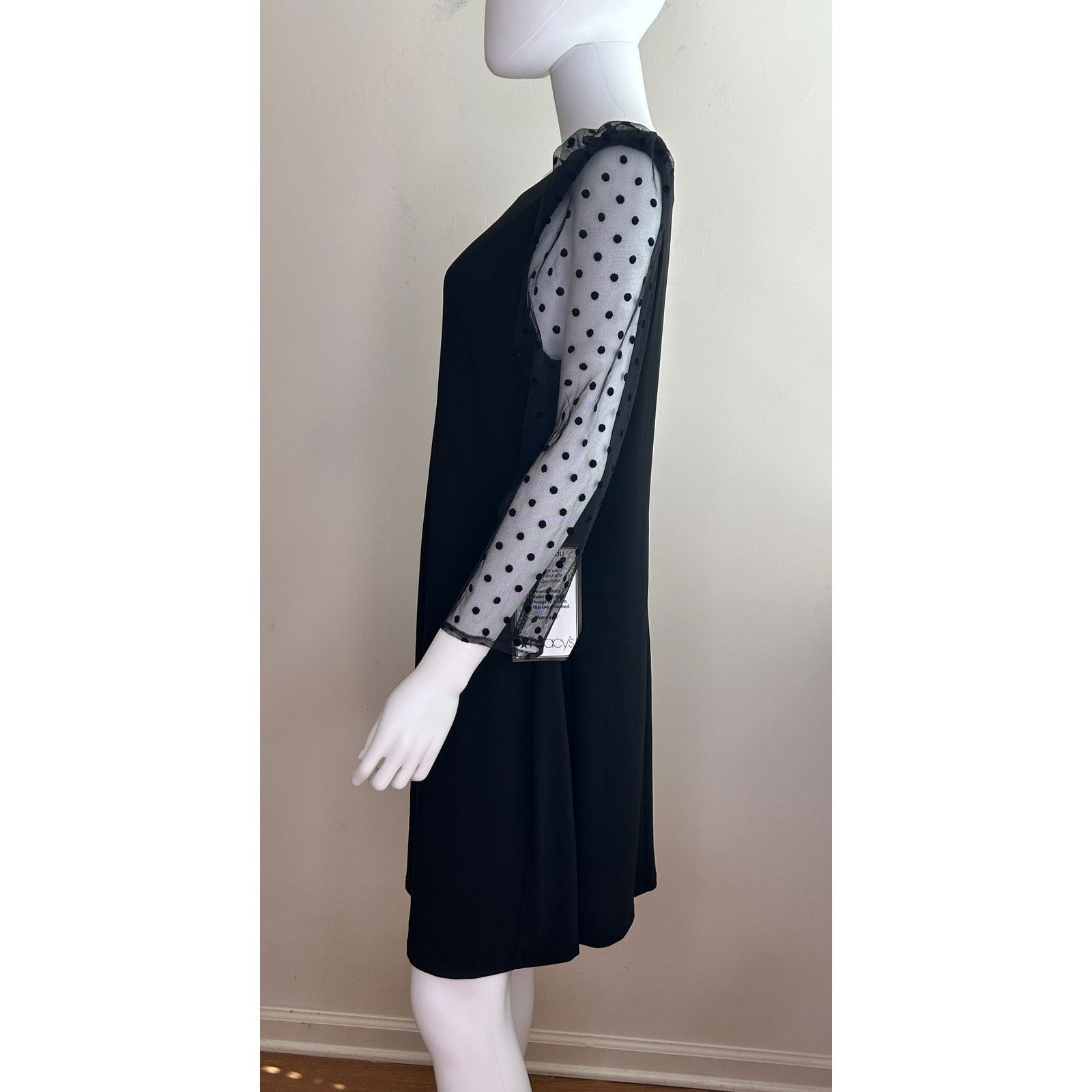Other Jessica Howard Mesh Puff Sleeve A Line Dress Women 14 NWT Size XL / US 12-14 / IT 48-50 - 4 Thumbnail