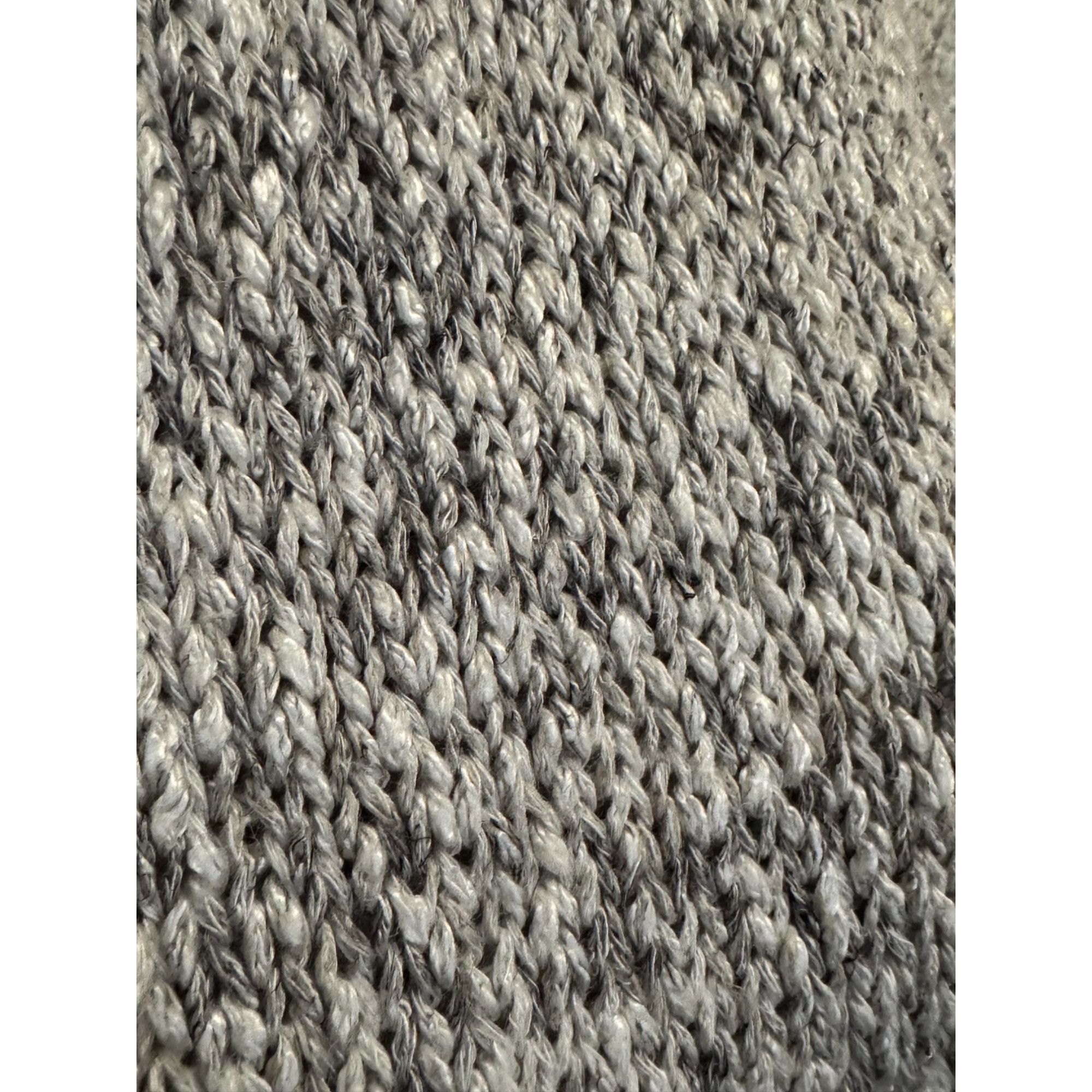 Lucky Brand Lucky Brand Gray Knit V-Neck Sweater 2X Viscose/Acrylic/Line Size XXL / US 16-18 / IT 52-54 - 2 Thumbnail