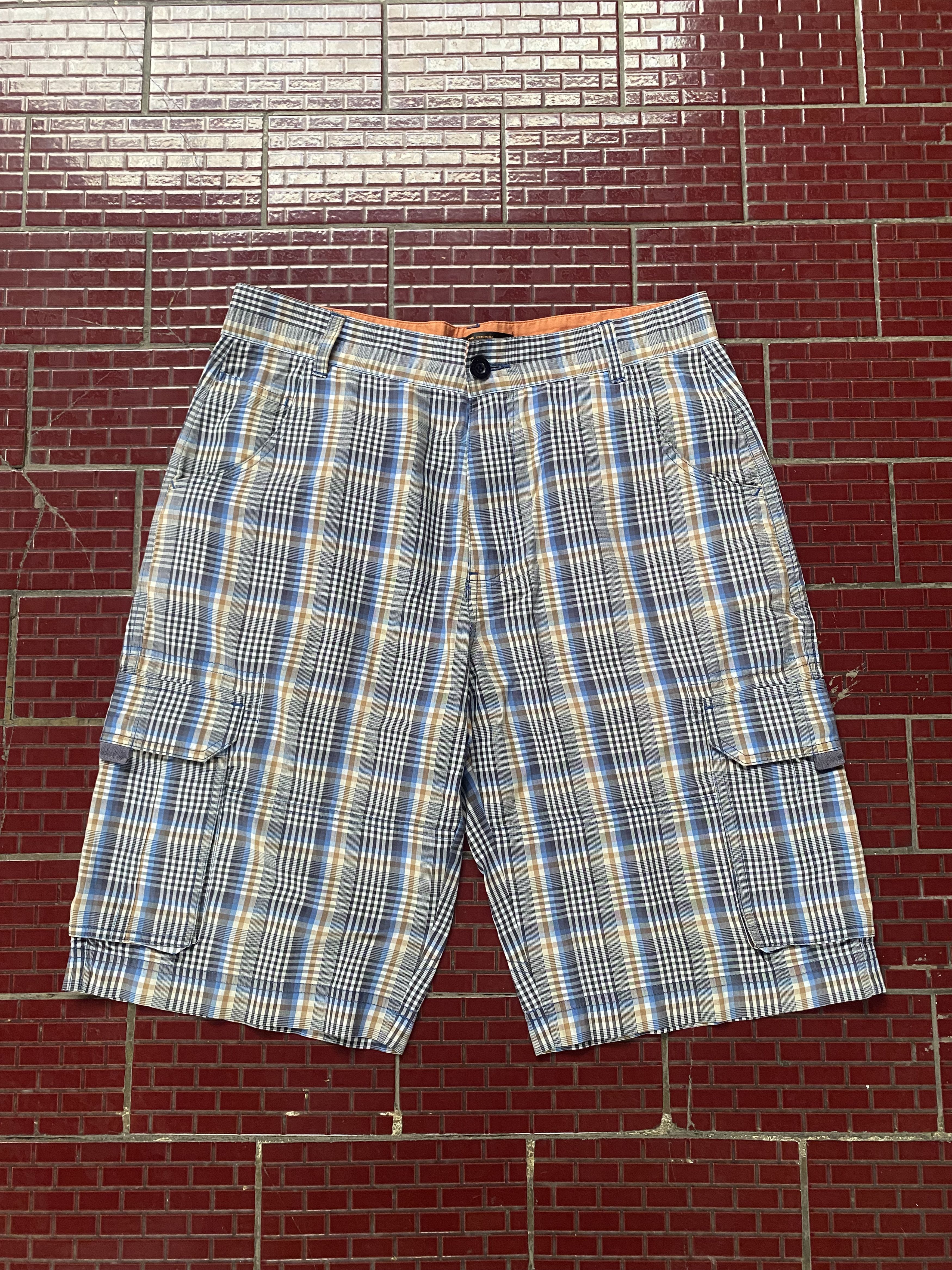 Ben Sherman Ben Shreman Cargo Tartan Short Pants Size US 32 / EU 48 - 1 Thumbnail