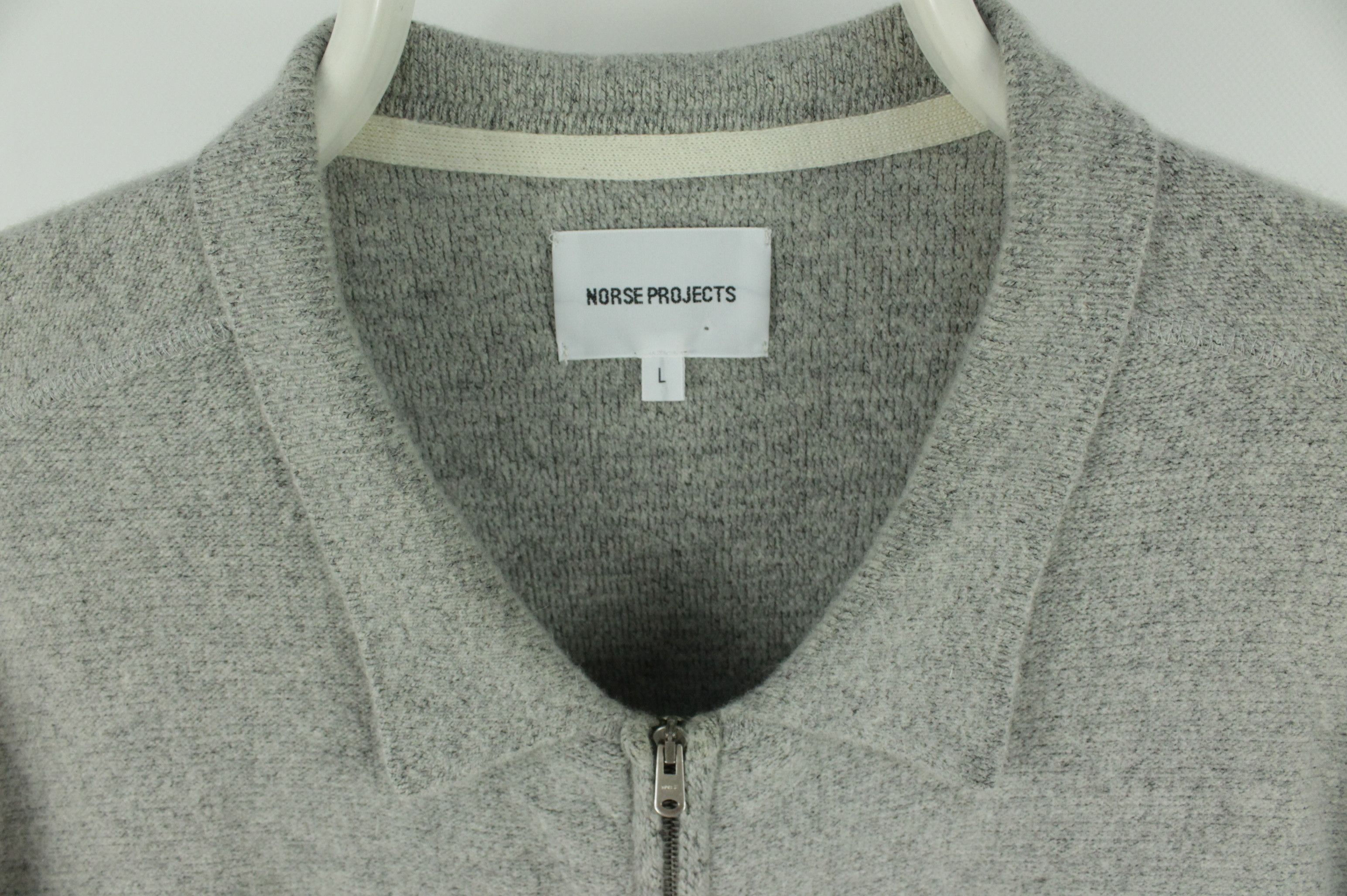 Norse Projects Norse Projects Magne Zip Alpaca Blend Knit Jacket Size US L / EU 52-54 / 3 - 3 Thumbnail